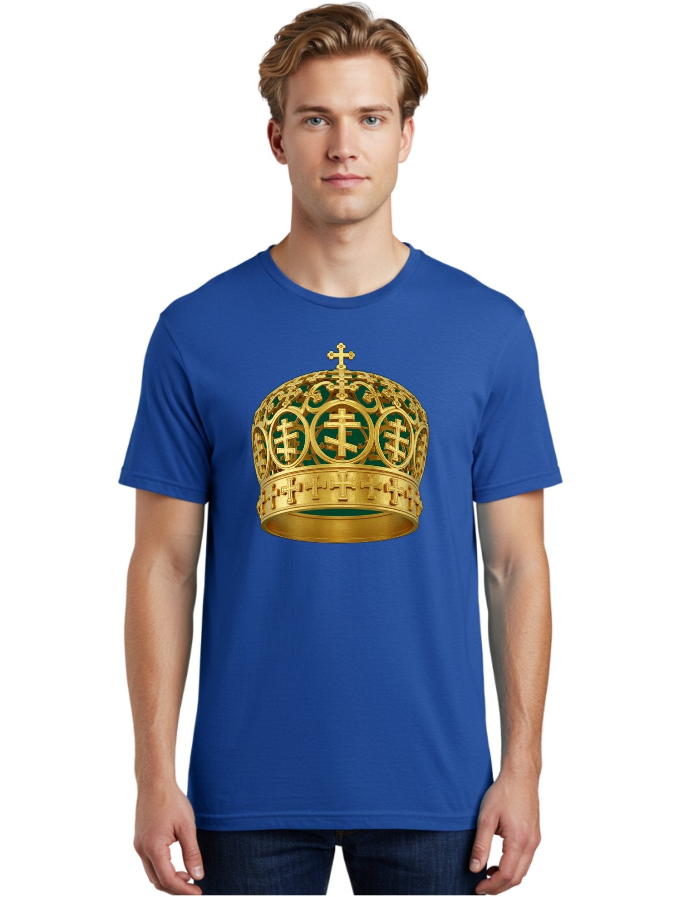 Golden-Cross-Crown Men'S Graphic Tee, 100% Cotton, Comfortable Casual Summer Wear, Machine Washable, Vintage Camera, Old Camera, Antique Camera, Black Camera, Classic Photography, Photography Equipment, Nostalgic Device, Film Camera, Bag549 17