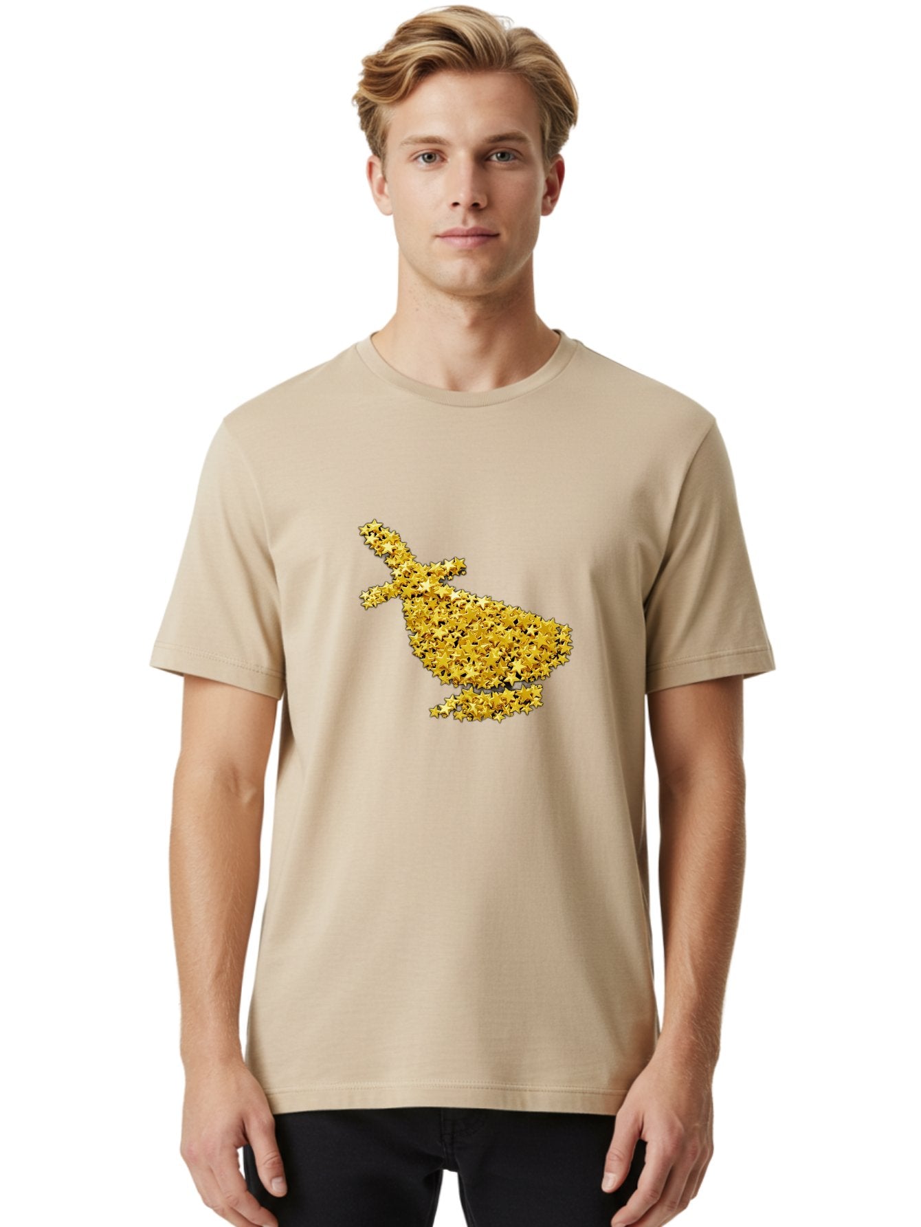 Golden-Star-Duck Men'S Graphic Tee, 100% Cotton, Comfortable Casual Summer Wear, Machine Washable, Vintage Camera, Old Camera, Antique Camera, Black Camera, Classic Photography, Photography Equipment, Nostalgic Device, Film Camera, Camera Art Bag556 25