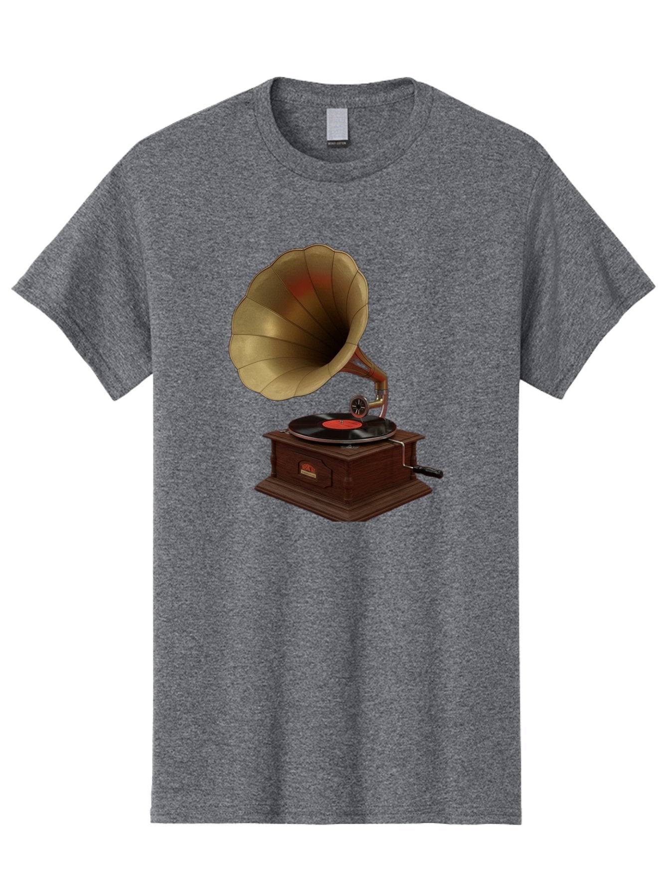 Gramophone Men'S Graphic Tee, 100% Cotton, Comfortable Casual Summer Wear, Machine Washable, Vintage Camera, Old Camera, Antique Camera, Black Camera, Classic Photography, Photography Equipment, Nostalgic Device, Film Camera, Camera Art Bag563