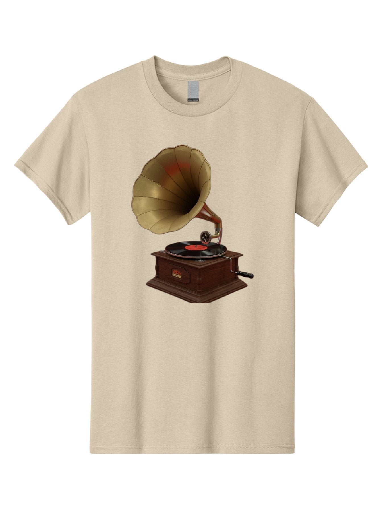 Gramophone Men'S Graphic Tee, 100% Cotton, Comfortable Casual Summer Wear, Machine Washable, Vintage Camera, Old Camera, Antique Camera, Black Camera, Classic Photography, Photography Equipment, Nostalgic Device, Film Camera, Camera Art Bag563 5