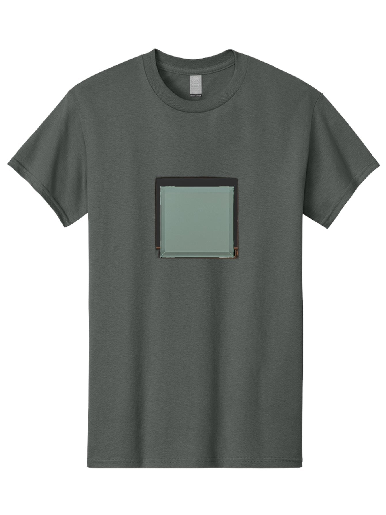 Gray-Square-Icon Men'S Graphic Tee, 100% Cotton, Comfortable Casual Summer Wear, Machine Washable, Vintage Camera, Old Camera, Antique Camera, Black Camera, Classic Photography, Photography Equipment, Nostalgic Device, Film Camera, Camera Art Bag566 12