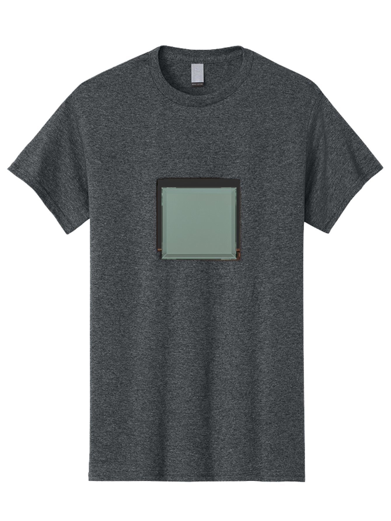 Gray-Square-Icon Men'S Graphic Tee, 100% Cotton, Comfortable Casual Summer Wear, Machine Washable, Vintage Camera, Old Camera, Antique Camera, Black Camera, Classic Photography, Photography Equipment, Nostalgic Device, Film Camera, Camera Art Bag566 4
