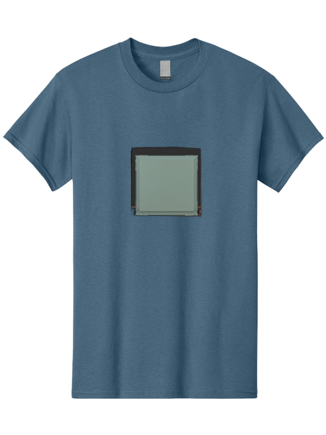 Gray-Square-Icon Men'S Graphic Tee, 100% Cotton, Comfortable Casual Summer Wear, Machine Washable, Vintage Camera, Old Camera, Antique Camera, Black Camera, Classic Photography, Photography Equipment, Nostalgic Device, Film Camera, Camera Art Bag566 5