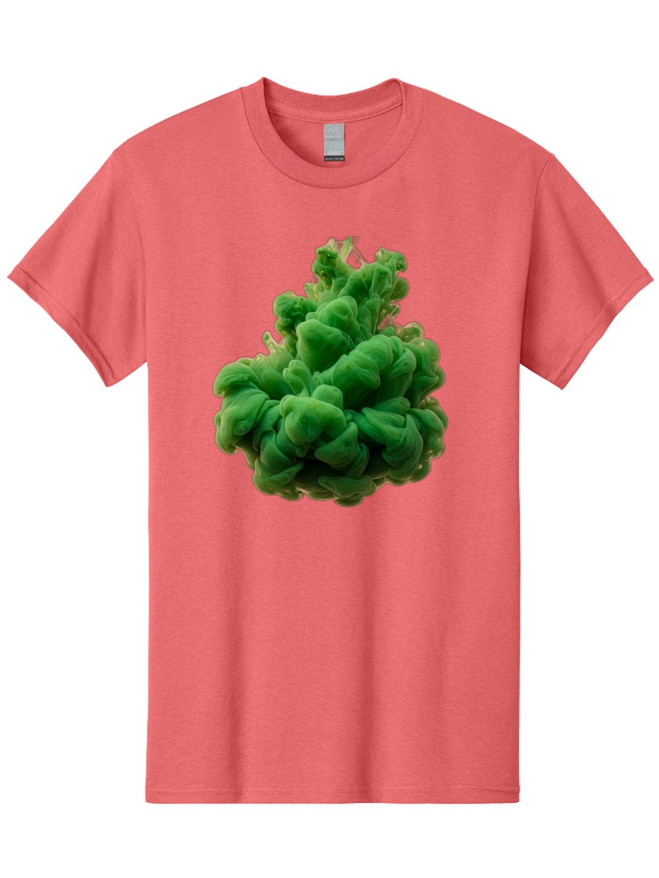 Green-Ink-Splash Men'S Graphic Tee, 100% Cotton, Comfortable Casual Summer Wear, Machine Washable, Vintage Camera, Old Camera, Antique Camera, Black Camera, Classic Photography, Photography Equipment, Nostalgic Device, Film Camera, Camera Art Bag568 11