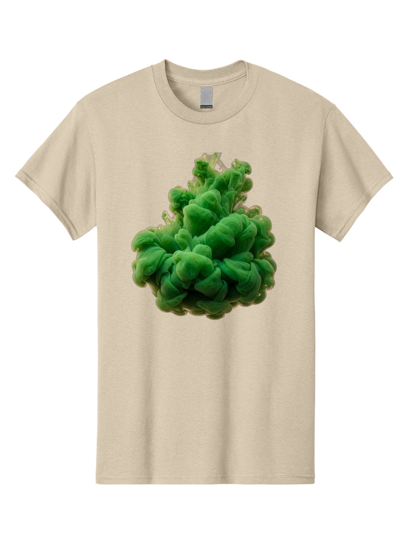 Green-Ink-Splash Men'S Graphic Tee, 100% Cotton, Comfortable Casual Summer Wear, Machine Washable, Vintage Camera, Old Camera, Antique Camera, Black Camera, Classic Photography, Photography Equipment, Nostalgic Device, Film Camera, Camera Art Bag568 8