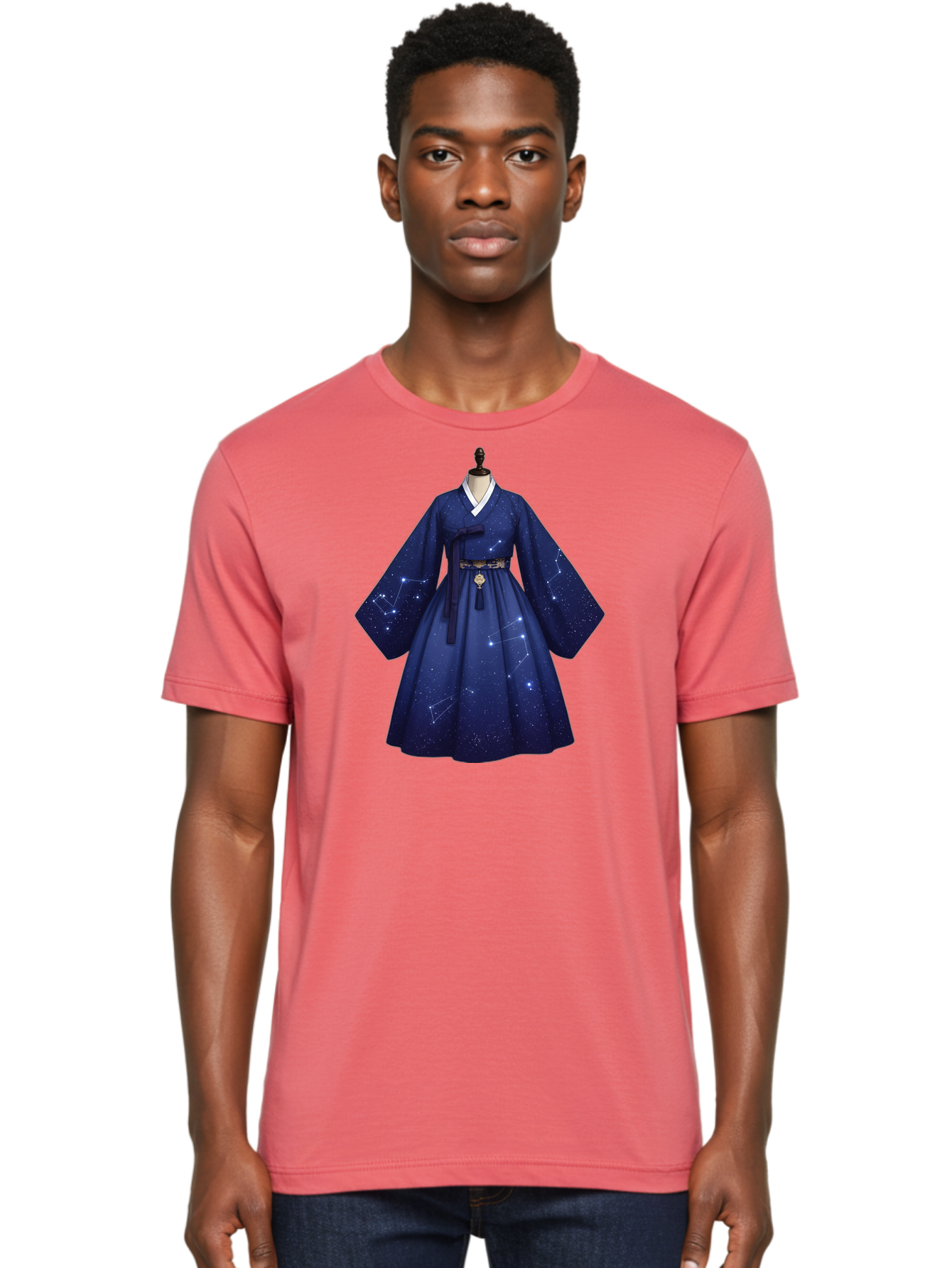 Hanbok-With-Constellation-Design Men'S Graphic Tee, 100% Cotton, Comfortable Casual Summer Wear, Machine Washable, Vintage Camera, Old Camera, Antique Camera, Black Camera, Classic Photography, Photography Equipment, Nostalgic Device, Bag571 26