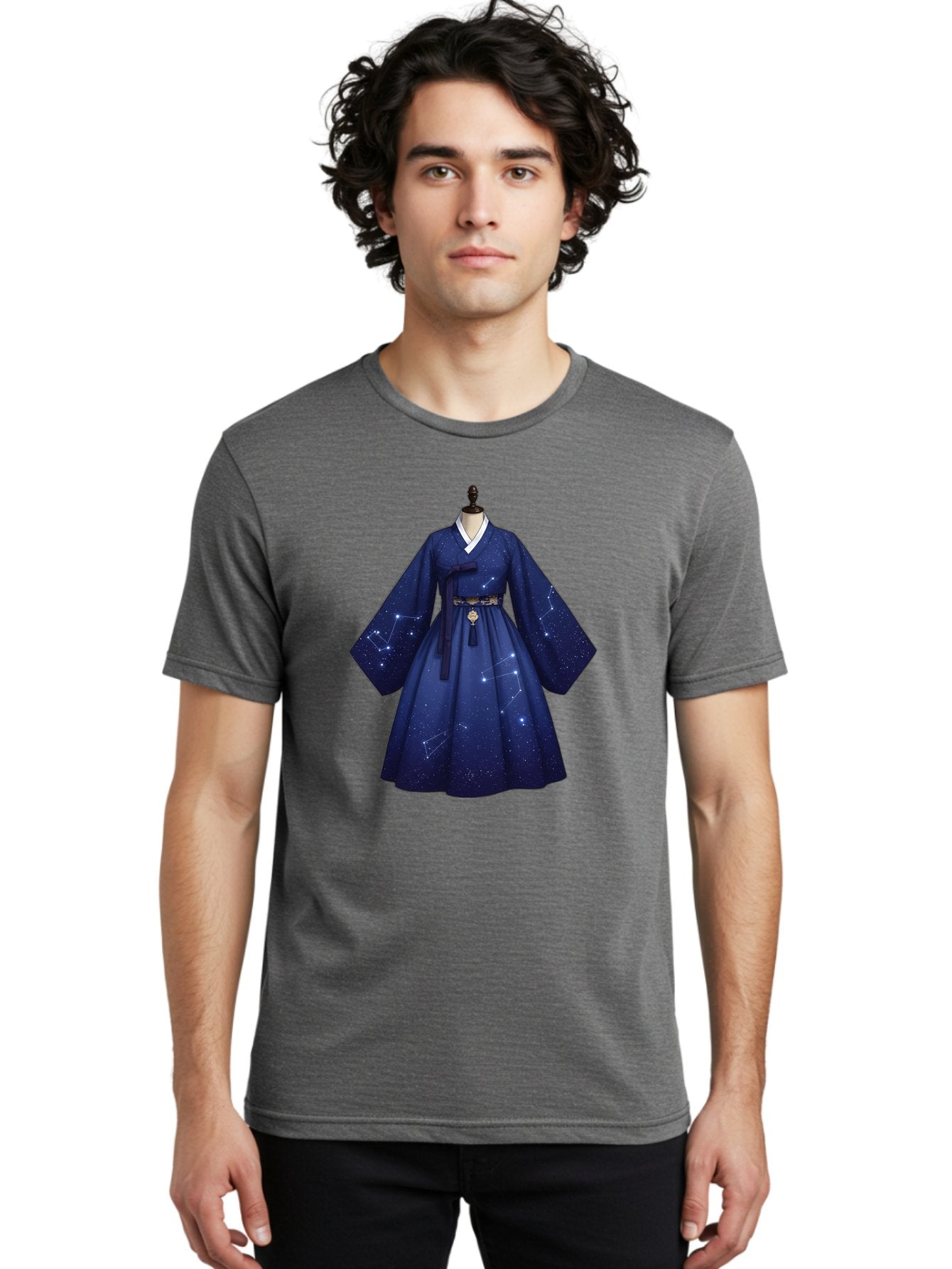 Hanbok-With-Constellation-Design Men'S Graphic Tee, 100% Cotton, Comfortable Casual Summer Wear, Machine Washable, Vintage Camera, Old Camera, Antique Camera, Black Camera, Classic Photography, Photography Equipment, Nostalgic Device, Bag571 26