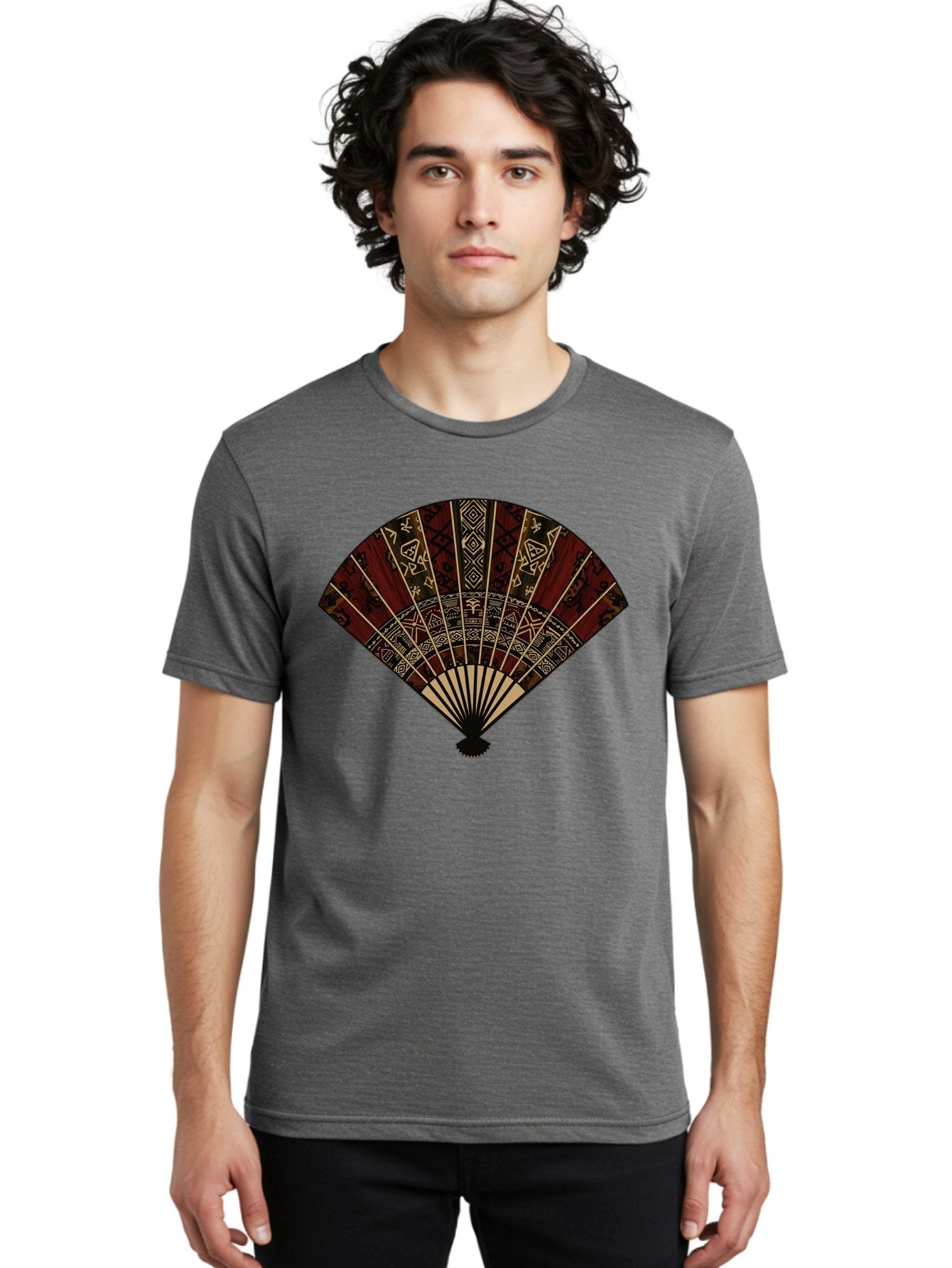 Hand-Fan Men'S Graphic Tee, 100% Cotton, Comfortable Casual Summer Wear, Machine Washable, Vintage Camera, Old Camera, Antique Camera, Black Camera, Classic Photography, Photography Equipment, Nostalgic Device, Film Camera, Camera Art Bag573 26