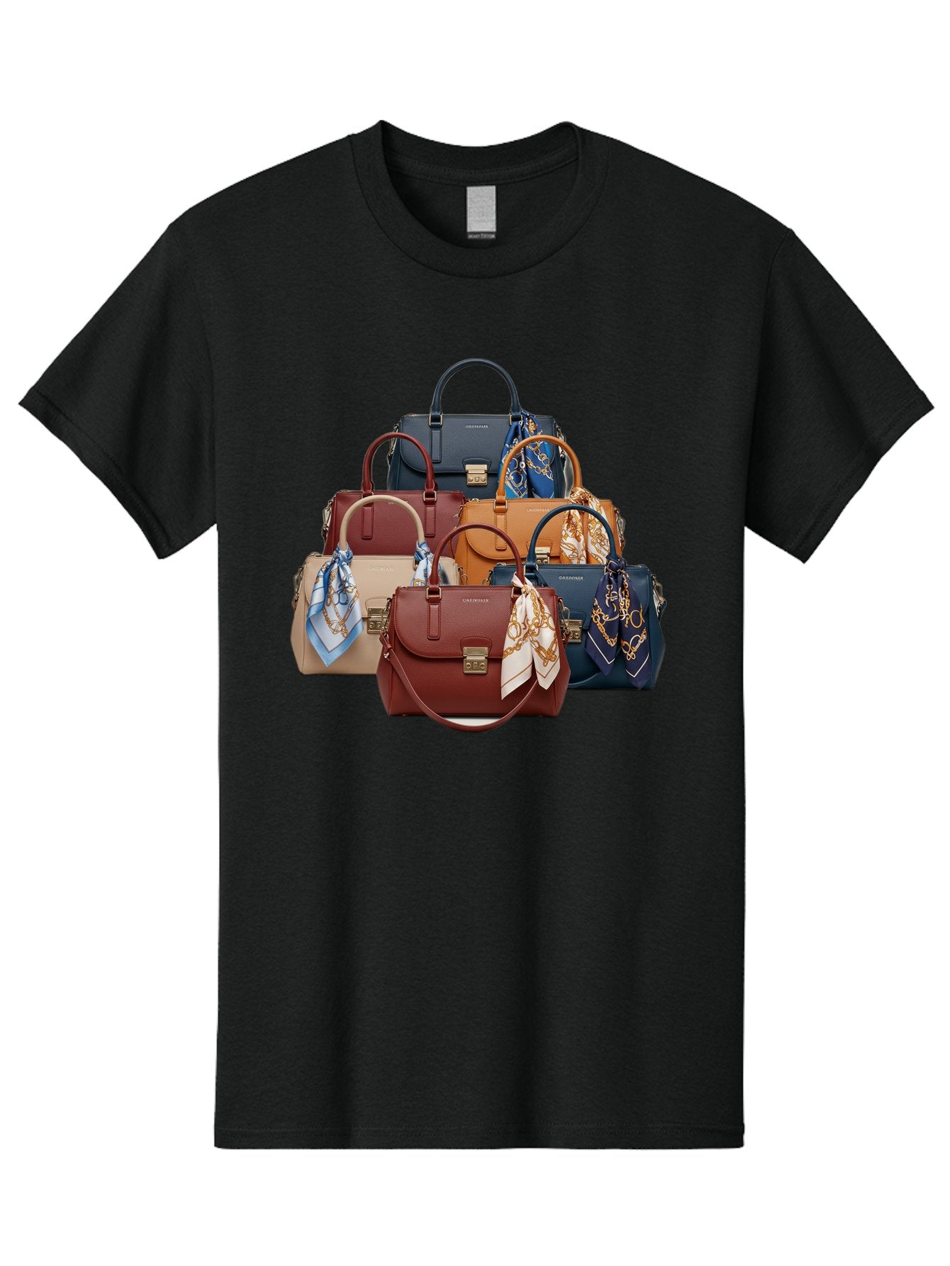 Handbags-With-Scarves Men'S Graphic Tee, 100% Cotton, Comfortable Casual Summer Wear, Machine Washable, Vintage Camera, Old Camera, Antique Camera, Black Camera, Classic Photography, Photography Equipment, Nostalgic Device, Film Camera, Bag576 9
