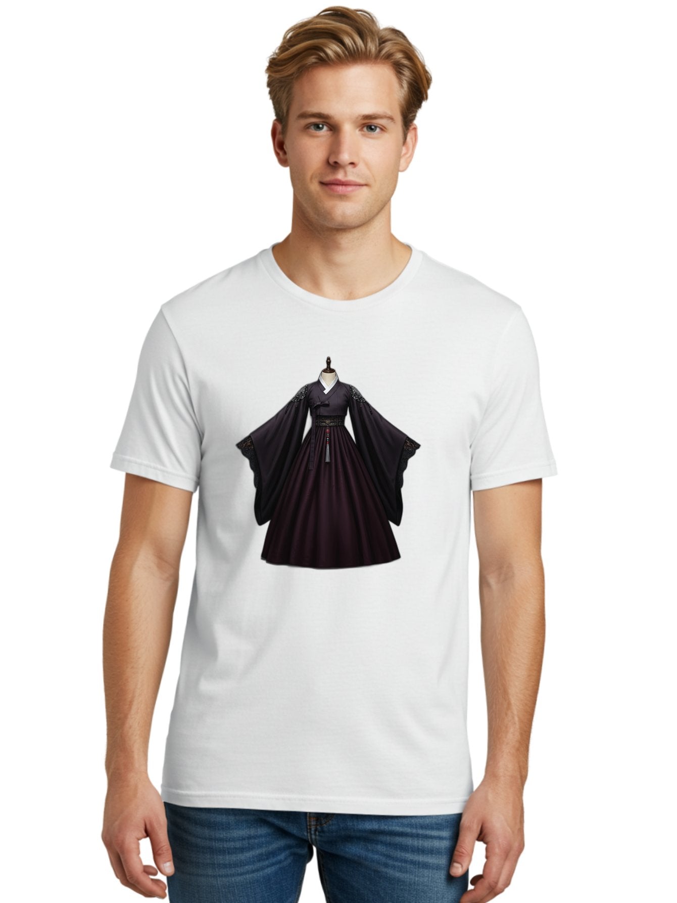 Hanfu-Dress Men'S Graphic Tee, 100% Cotton, Comfortable Casual Summer Wear, Machine Washable, Vintage Camera, Old Camera, Antique Camera, Black Camera, Classic Photography, Photography Equipment, Nostalgic Device, Film Camera, Camera Art Bag579 30