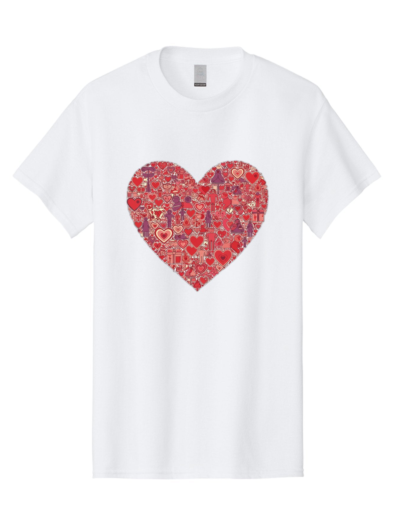 Heart-Collage Men'S Graphic Tee, 100% Cotton, Comfortable Casual Summer Wear, Machine Washable, Vintage Camera, Old Camera, Antique Camera, Black Camera, Classic Photography, Photography Equipment, Nostalgic Device, Film Camera, Camera Art Bag588 9