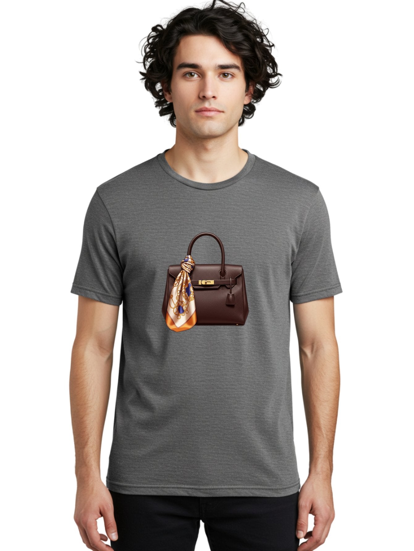 Hermes-Handbag Men'S Graphic Tee, 100% Cotton, Comfortable Casual Summer Wear, Machine Washable, Vintage Camera, Old Camera, Antique Camera, Black Camera, Classic Photography, Photography Equipment, Nostalgic Device, Film Camera, Camera Art Bag591 22