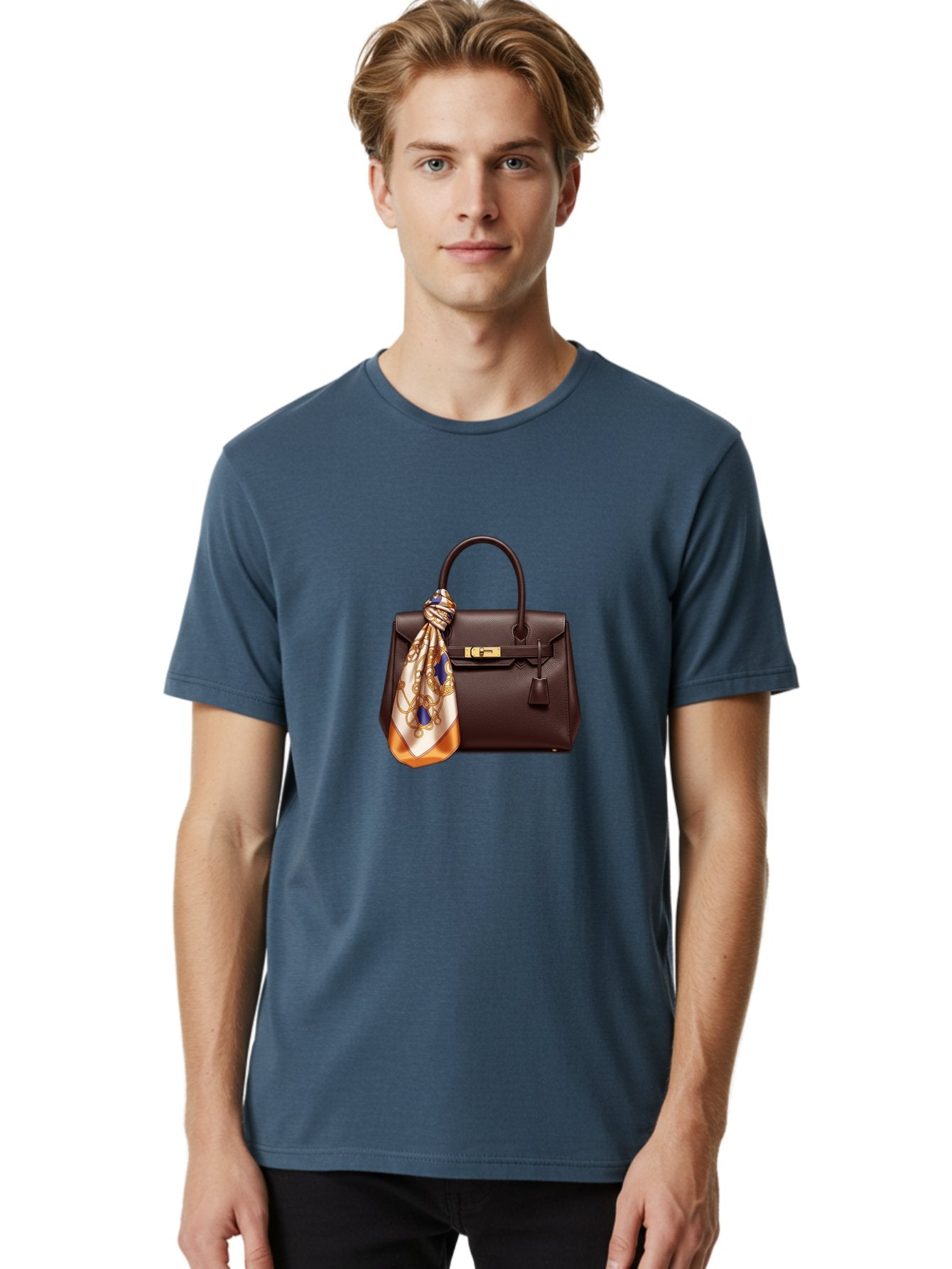 Hermes-Handbag Men'S Graphic Tee, 100% Cotton, Comfortable Casual Summer Wear, Machine Washable, Vintage Camera, Old Camera, Antique Camera, Black Camera, Classic Photography, Photography Equipment, Nostalgic Device, Film Camera, Camera Art Bag591 23