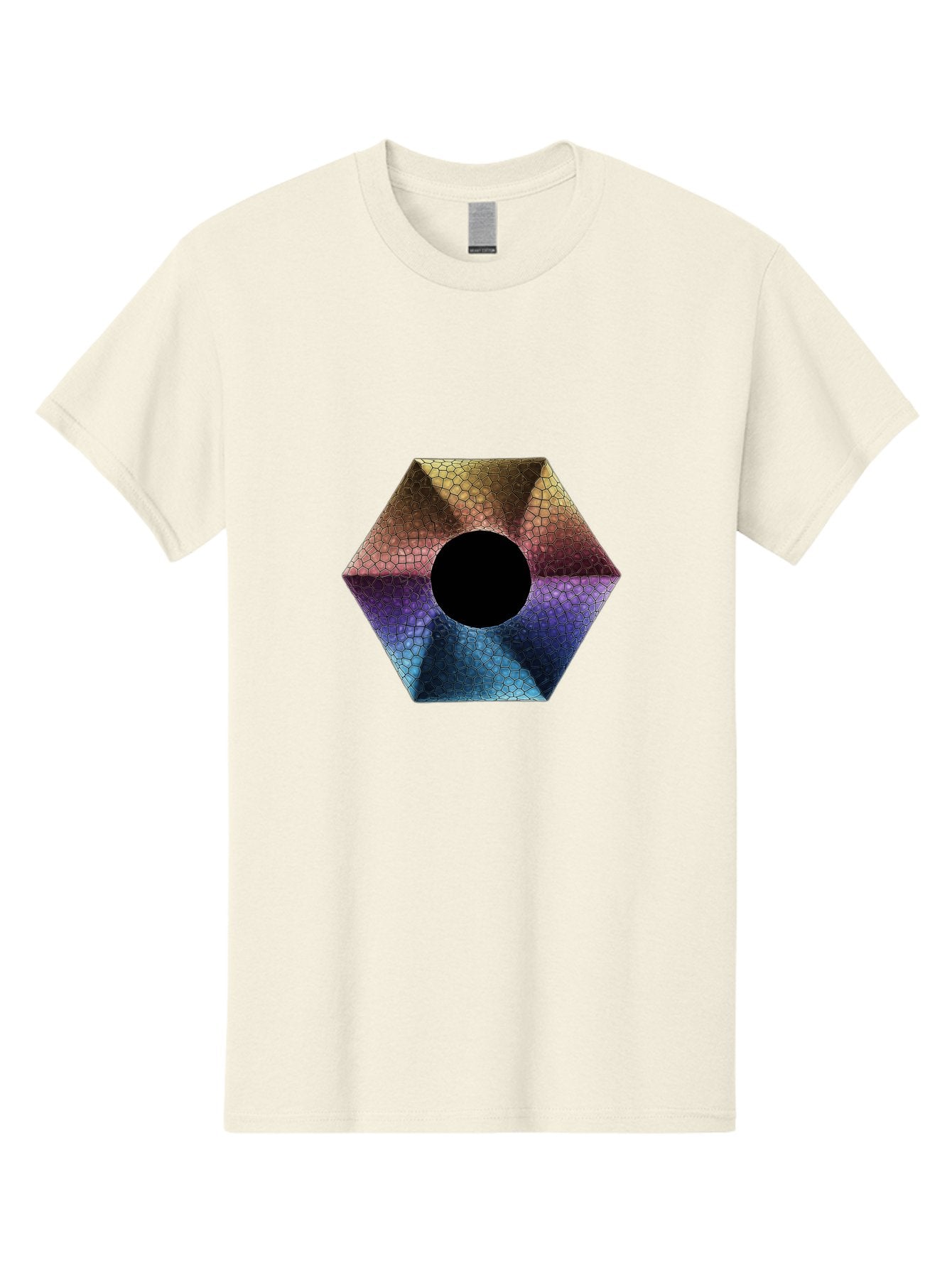 Hexagonal-Shape Men'S Graphic Tee, 100% Cotton, Comfortable Casual Summer Wear, Machine Washable, Vintage Camera, Old Camera, Antique Camera, Black Camera, Classic Photography, Photography Equipment, Nostalgic Device, Film Camera, Camera Art Bag592 6