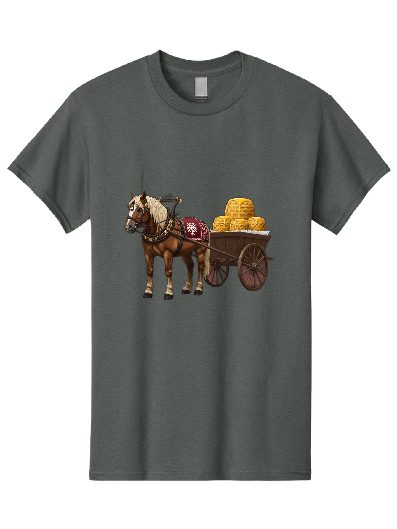 Horse-Drawn-Wagon Men'S Graphic Tee, 100% Cotton, Comfortable Casual Summer Wear, Machine Washable, Vintage Camera, Old Camera, Antique Camera, Black Camera, Classic Photography, Photography Equipment, Nostalgic Device, Film Camera, Camera Art Bag595 7