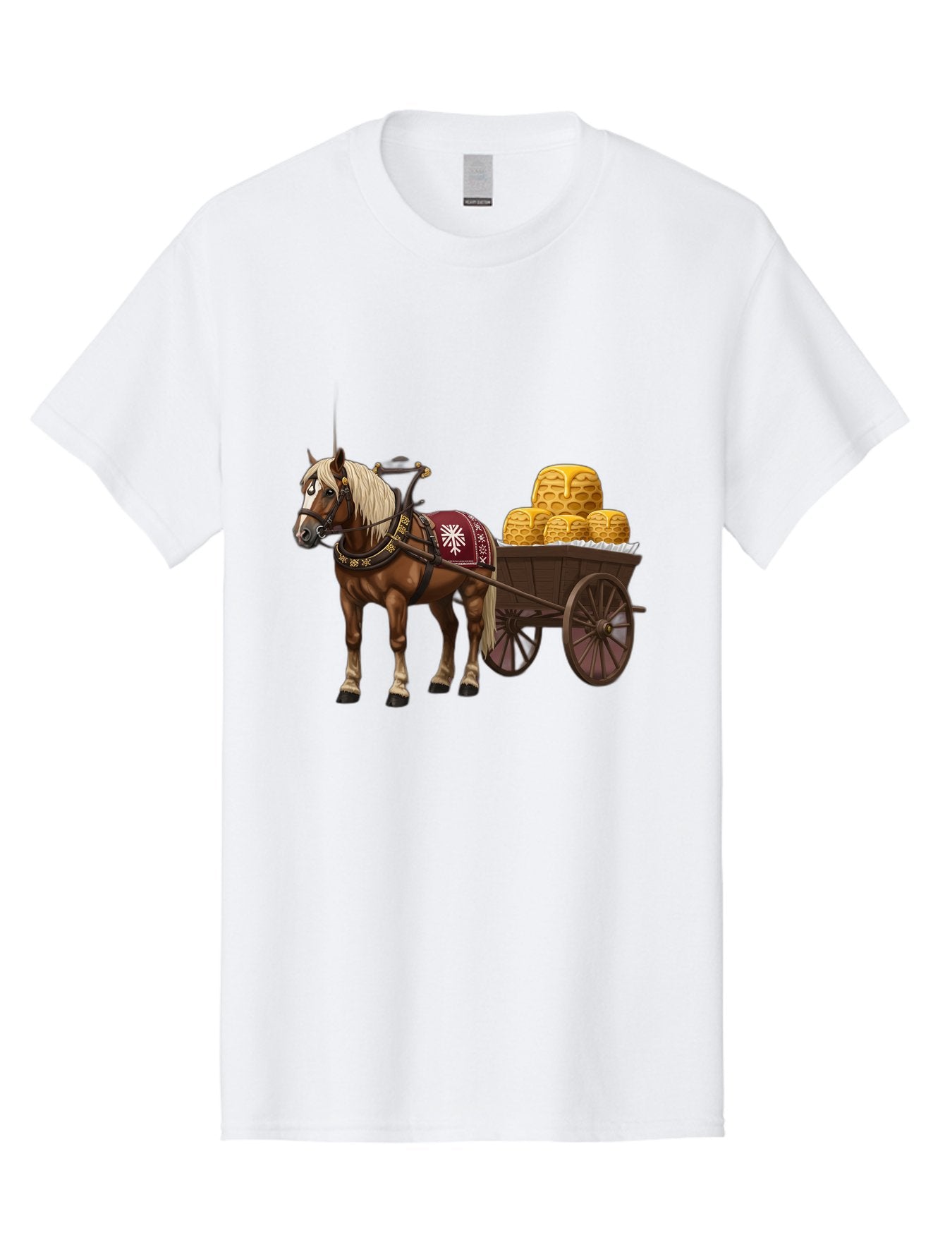 Horse-Drawn-Wagon Men'S Graphic Tee, 100% Cotton, Comfortable Casual Summer Wear, Machine Washable, Vintage Camera, Old Camera, Antique Camera, Black Camera, Classic Photography, Photography Equipment, Nostalgic Device, Film Camera, Camera Art Bag595