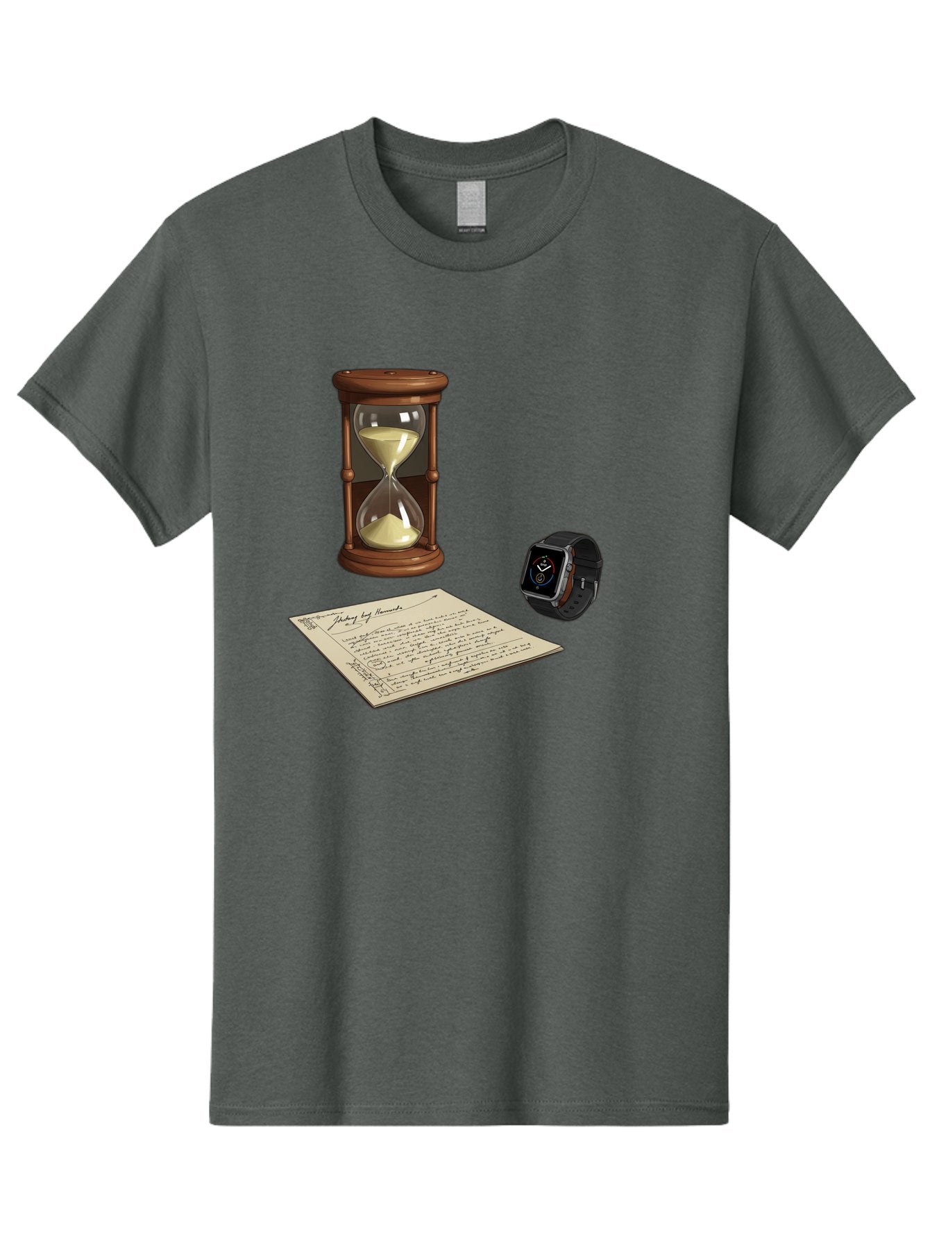 Hourglass-Watch-Letter Men'S Graphic Tee, 100% Cotton, Comfortable Casual Summer Wear, Machine Washable, Vintage Camera, Old Camera, Antique Camera, Black Camera, Classic Photography, Photography Equipment, Nostalgic Device, Film Camera, Bag597 6