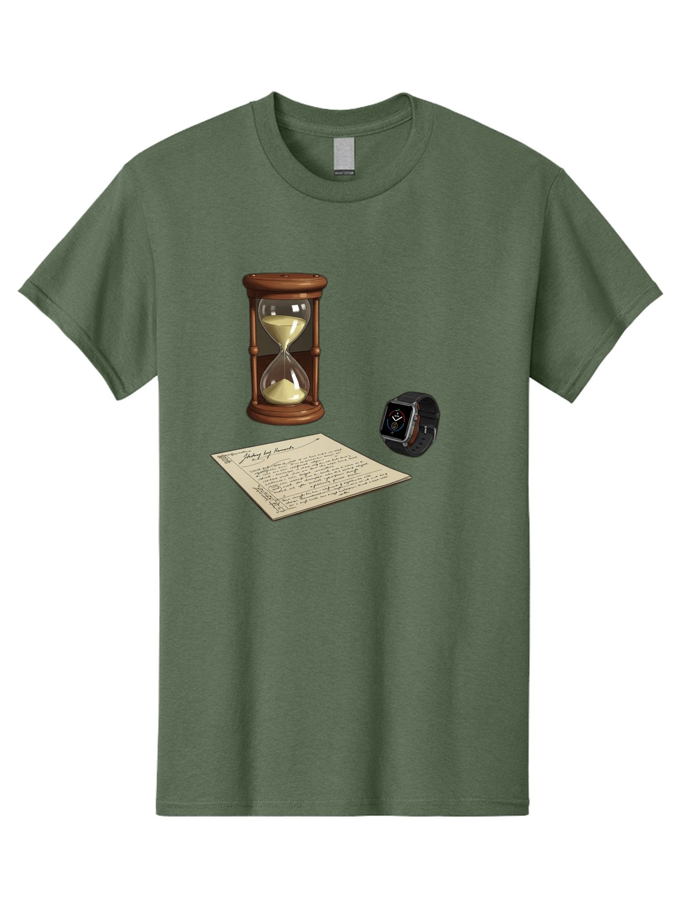 Hourglass-Watch-Letter Men'S Graphic Tee, 100% Cotton, Comfortable Casual Summer Wear, Machine Washable, Vintage Camera, Old Camera, Antique Camera, Black Camera, Classic Photography, Photography Equipment, Nostalgic Device, Film Camera, Bag597 12