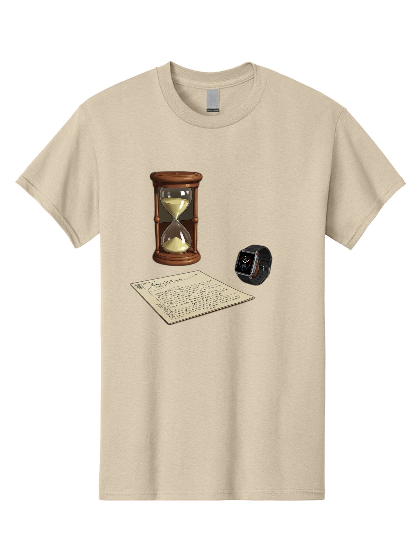 Hourglass-Watch-Letter Men'S Graphic Tee, 100% Cotton, Comfortable Casual Summer Wear, Machine Washable, Vintage Camera, Old Camera, Antique Camera, Black Camera, Classic Photography, Photography Equipment, Nostalgic Device, Film Camera, Bag597 7