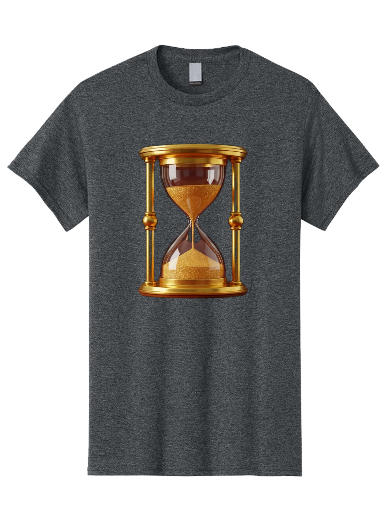 Hourglass Men'S Graphic Tee, 100% Cotton, Comfortable Casual Summer Wear, Machine Washable, Vintage Camera, Old Camera, Antique Camera, Black Camera, Classic Photography, Photography Equipment, Nostalgic Device, Film Camera, Camera Art Bag598 13