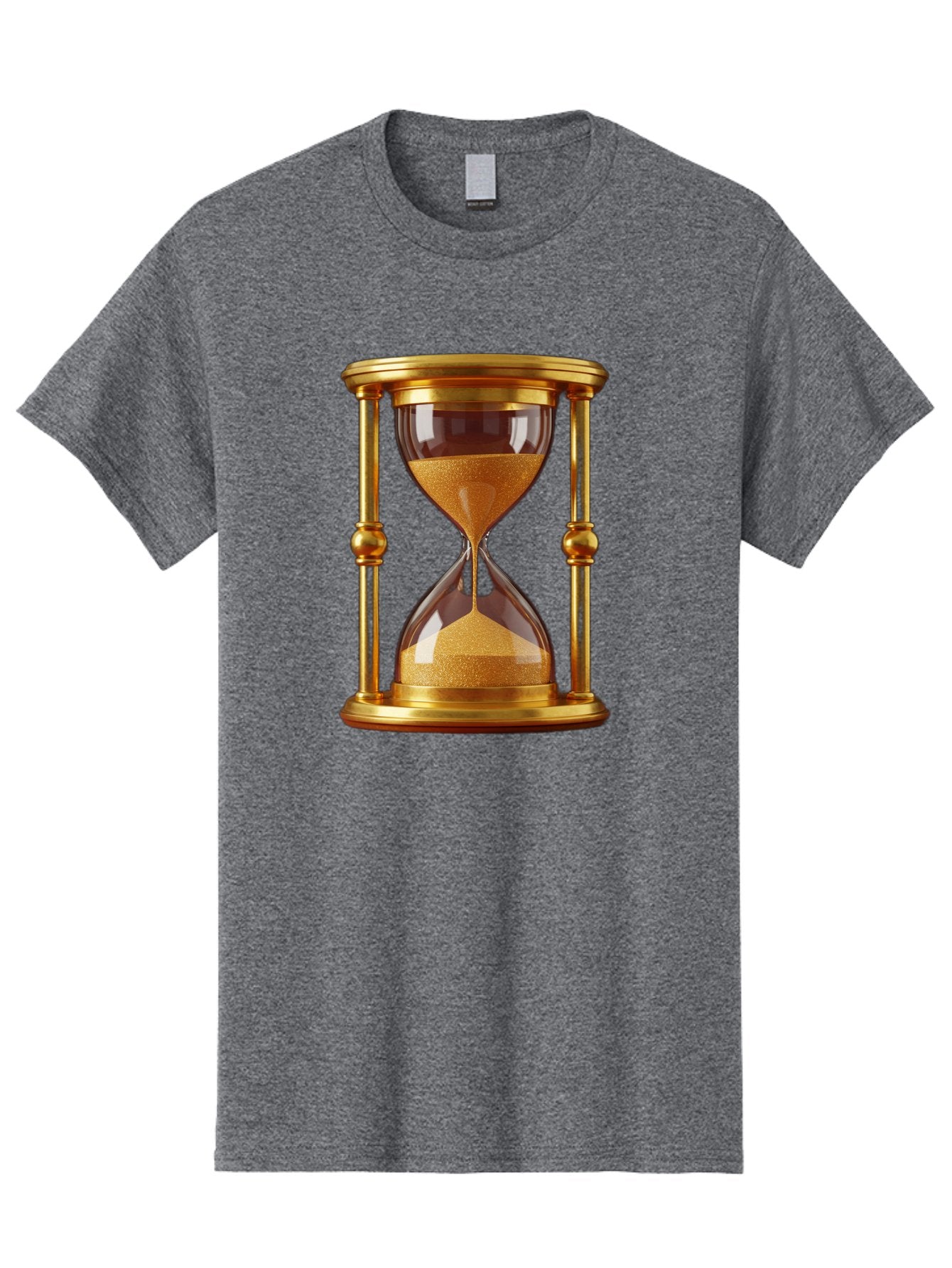 Hourglass Men'S Graphic Tee, 100% Cotton, Comfortable Casual Summer Wear, Machine Washable, Vintage Camera, Old Camera, Antique Camera, Black Camera, Classic Photography, Photography Equipment, Nostalgic Device, Film Camera, Camera Art Bag598 8