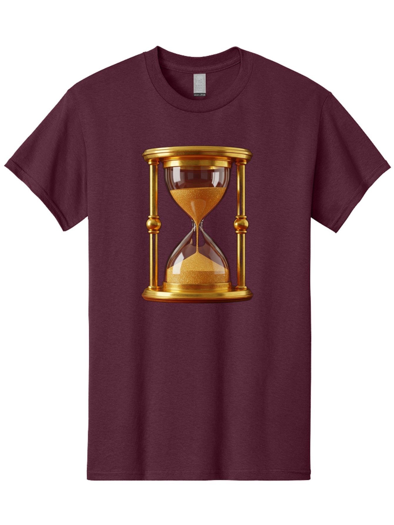 Hourglass Men'S Graphic Tee, 100% Cotton, Comfortable Casual Summer Wear, Machine Washable, Vintage Camera, Old Camera, Antique Camera, Black Camera, Classic Photography, Photography Equipment, Nostalgic Device, Film Camera, Camera Art Bag598