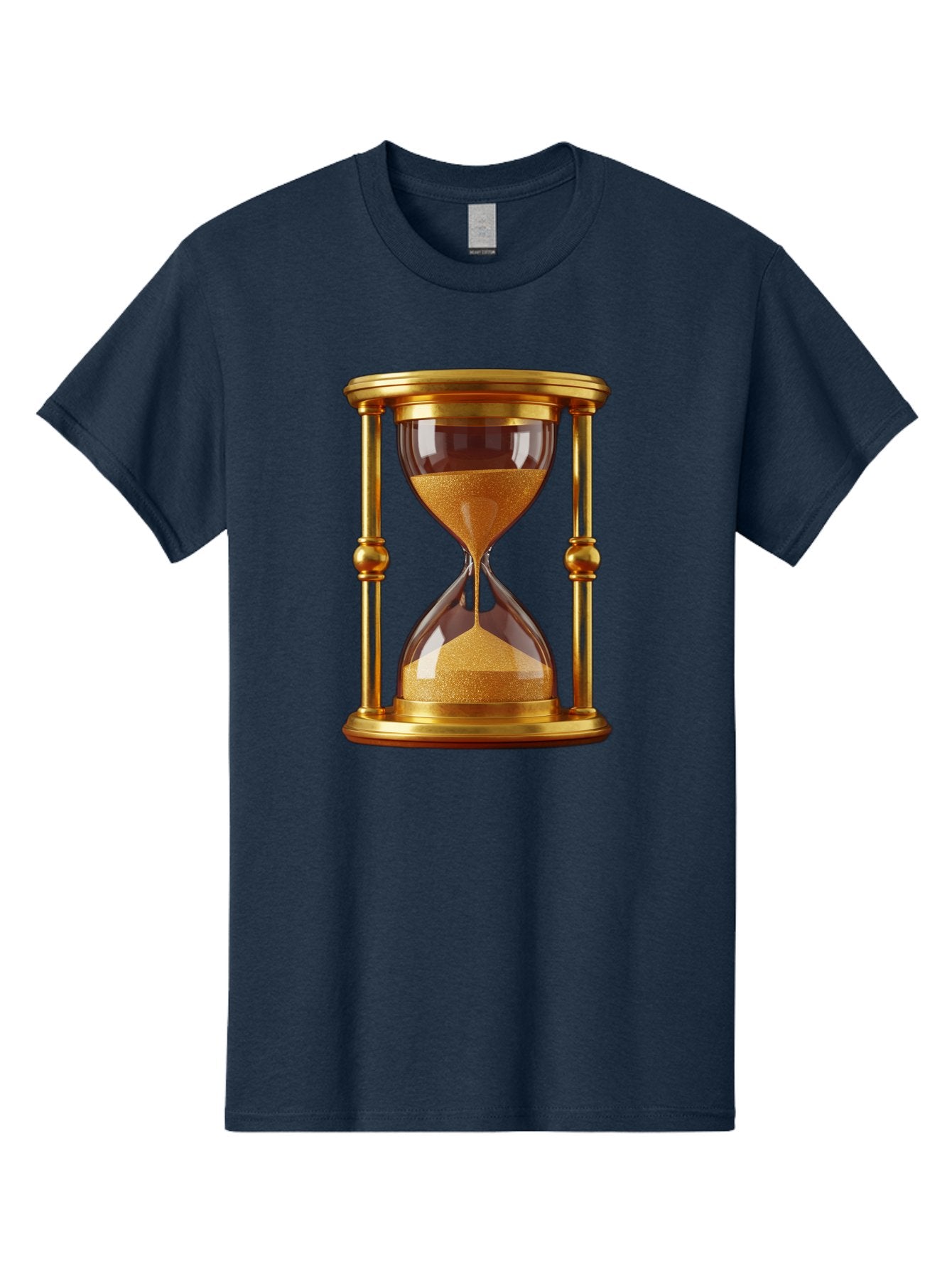 Hourglass Men'S Graphic Tee, 100% Cotton, Comfortable Casual Summer Wear, Machine Washable, Vintage Camera, Old Camera, Antique Camera, Black Camera, Classic Photography, Photography Equipment, Nostalgic Device, Film Camera, Camera Art Bag598 10