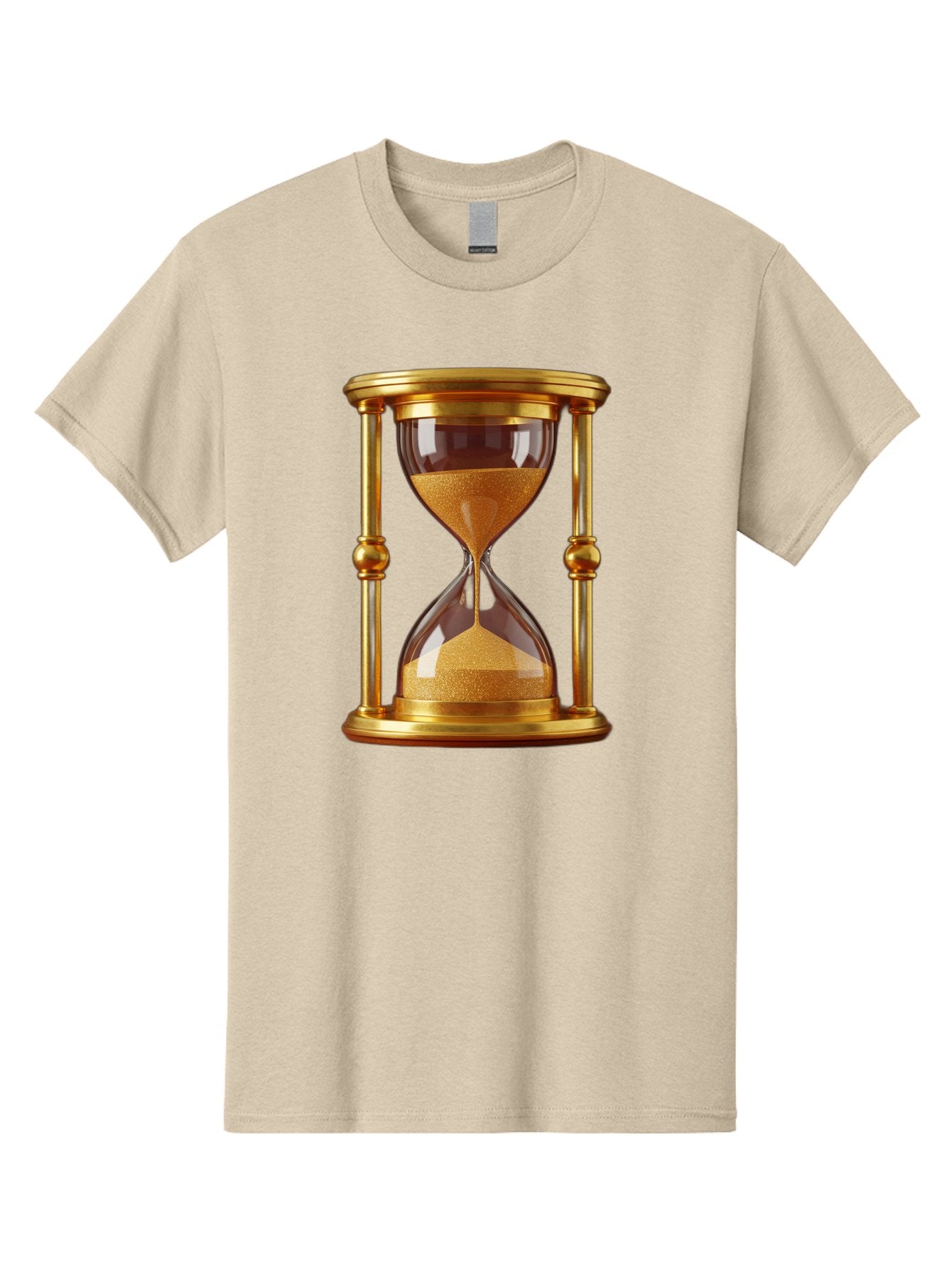 Hourglass Men'S Graphic Tee, 100% Cotton, Comfortable Casual Summer Wear, Machine Washable, Vintage Camera, Old Camera, Antique Camera, Black Camera, Classic Photography, Photography Equipment, Nostalgic Device, Film Camera, Camera Art Bag598 9
