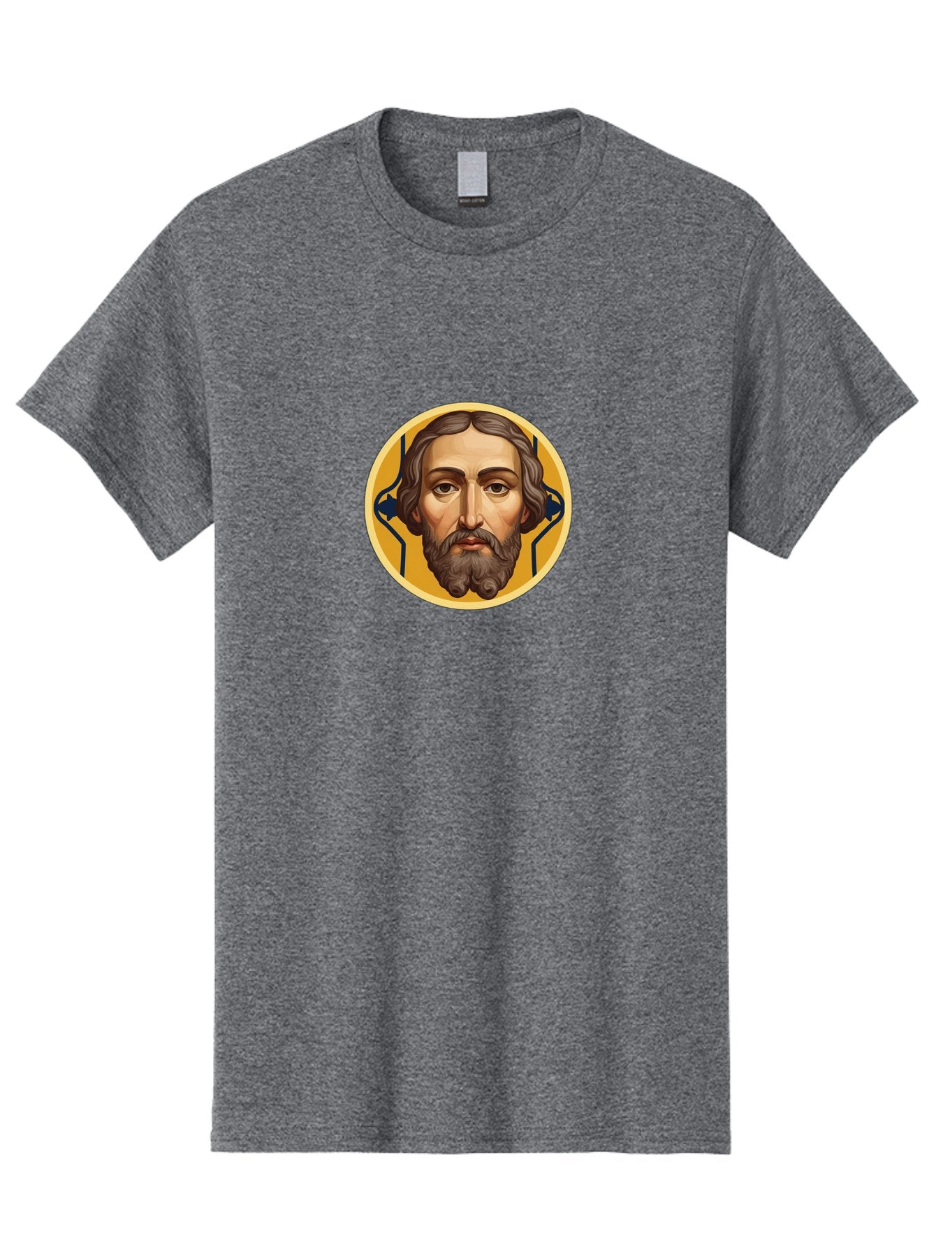 Jesus-Christ-Icon Men'S Graphic Tee, 100% Cotton, Comfortable Casual Summer Wear, Machine Washable, Vintage Camera, Old Camera, Antique Camera, Black Camera, Classic Photography, Photography Equipment, Nostalgic Device, Film Camera, Camera Art Bag622 13