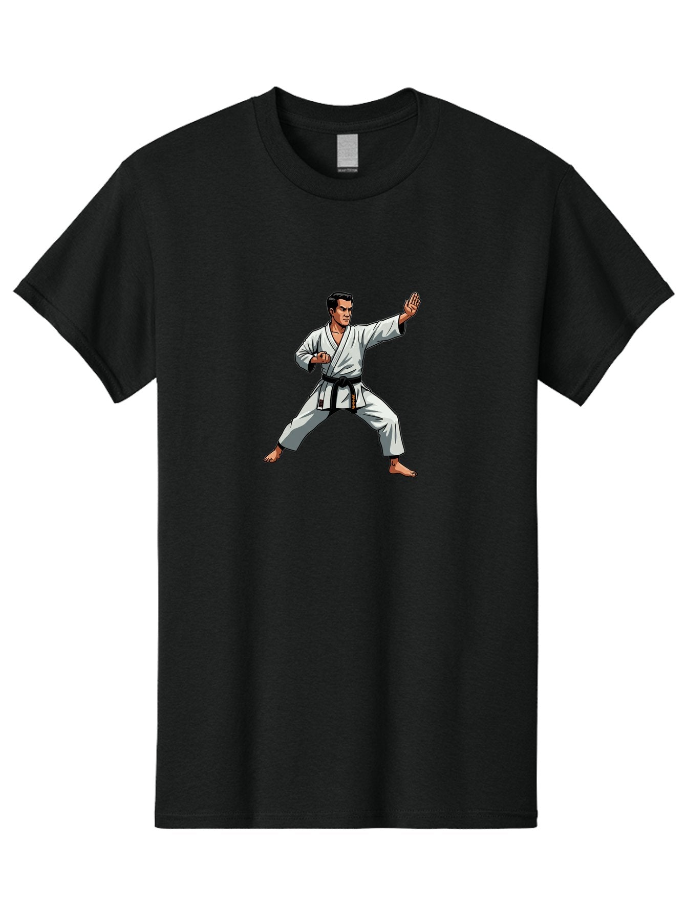 Karate-Man-1 Men'S Graphic Tee, 100% Cotton, Comfortable Casual Summer Wear, Machine Washable, Vintage Camera, Old Camera, Antique Camera, Black Camera, Classic Photography, Photography Equipment, Nostalgic Device, Film Camera, Camera Art Bag630 4