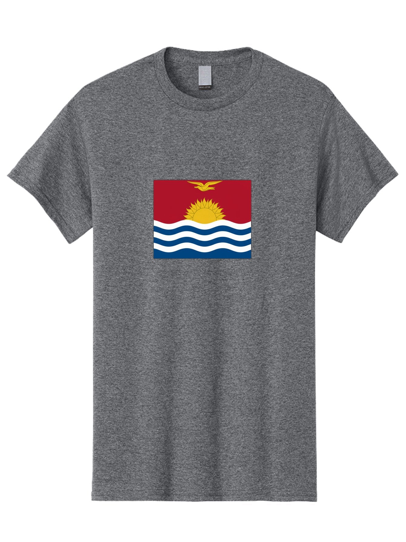 Kiribati-Flag-1 Men'S Graphic Tee, 100% Cotton, Comfortable Casual Summer Wear, Machine Washable, Vintage Camera, Old Camera, Antique Camera, Black Camera, Classic Photography, Photography Equipment, Nostalgic Device, Film Camera, Camera Art Bag643 15