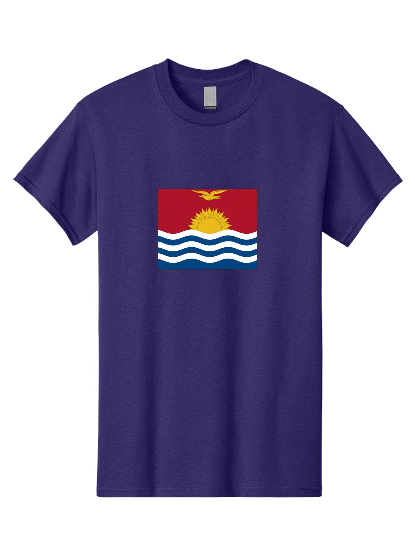 Kiribati-Flag-1 Men'S Graphic Tee, 100% Cotton, Comfortable Casual Summer Wear, Machine Washable, Vintage Camera, Old Camera, Antique Camera, Black Camera, Classic Photography, Photography Equipment, Nostalgic Device, Film Camera, Camera Art Bag643 8