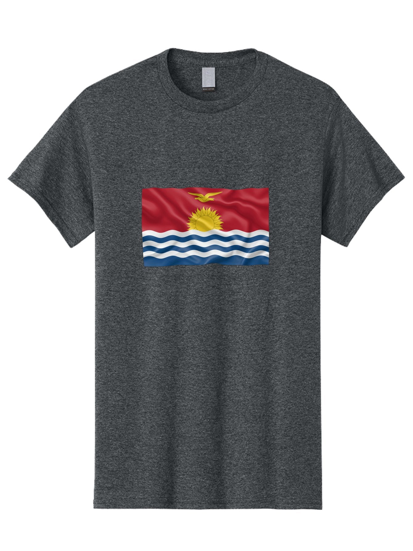 Kiribati-Flag-2 Men'S Graphic Tee, 100% Cotton, Comfortable Casual Summer Wear, Machine Washable, Vintage Camera, Old Camera, Antique Camera, Black Camera, Classic Photography, Photography Equipment, Nostalgic Device, Film Camera, Camera Art Bag644 11