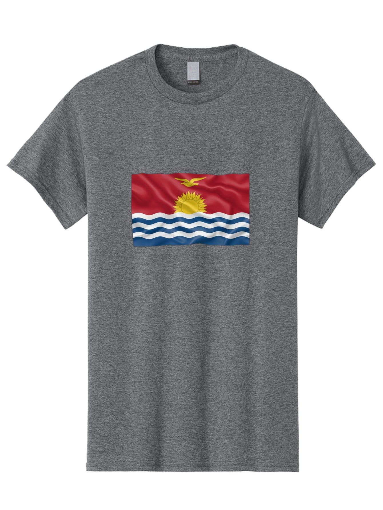 Kiribati-Flag-2 Men'S Graphic Tee, 100% Cotton, Comfortable Casual Summer Wear, Machine Washable, Vintage Camera, Old Camera, Antique Camera, Black Camera, Classic Photography, Photography Equipment, Nostalgic Device, Film Camera, Camera Art Bag644 4
