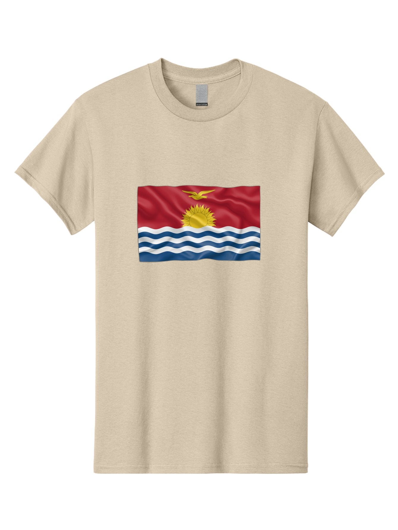 Kiribati-Flag-2 Men'S Graphic Tee, 100% Cotton, Comfortable Casual Summer Wear, Machine Washable, Vintage Camera, Old Camera, Antique Camera, Black Camera, Classic Photography, Photography Equipment, Nostalgic Device, Film Camera, Camera Art Bag644 13