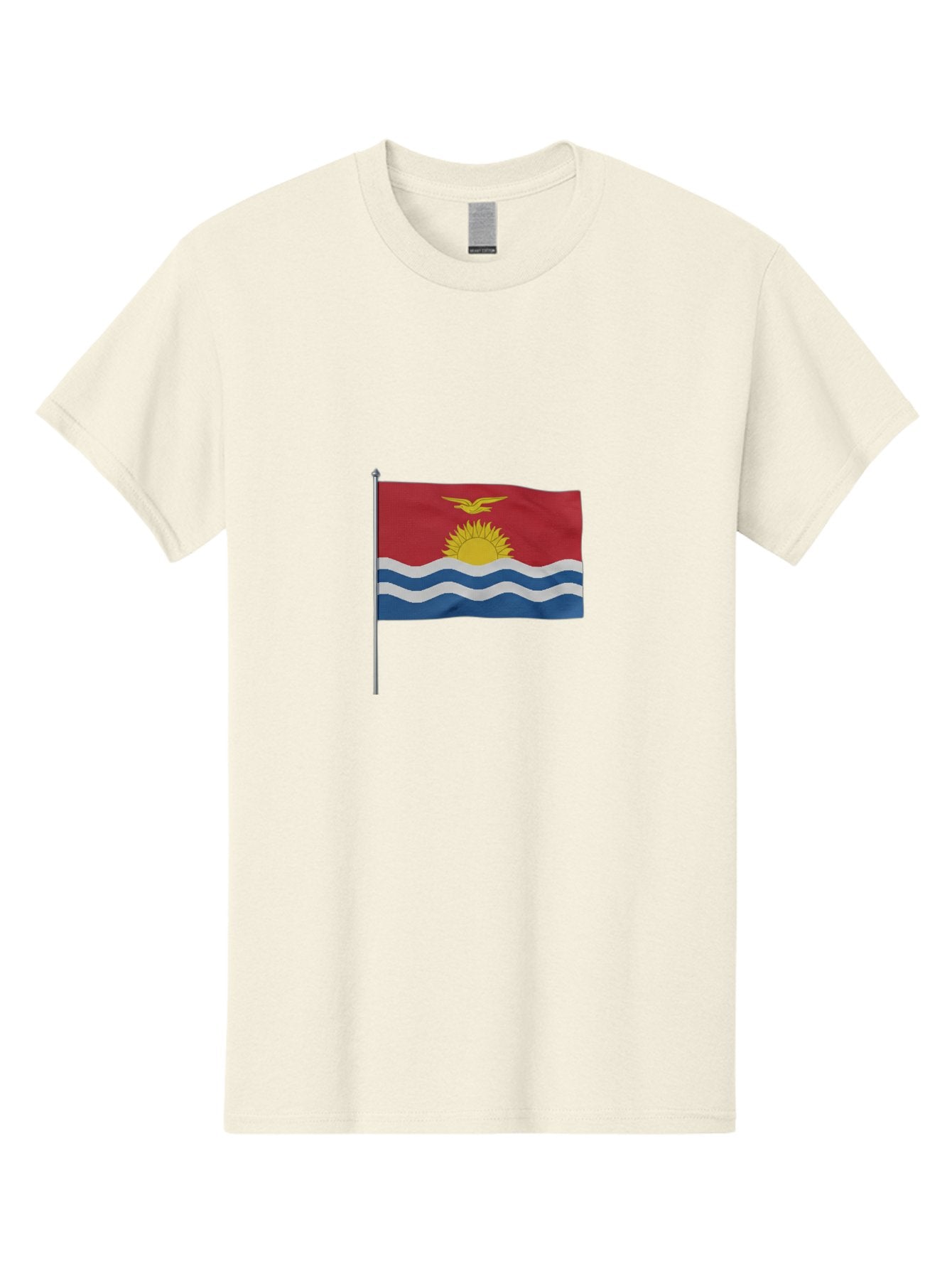Kiribati-Flag-3 Men'S Graphic Tee, 100% Cotton, Comfortable Casual Summer Wear, Machine Washable, Vintage Camera, Old Camera, Antique Camera, Black Camera, Classic Photography, Photography Equipment, Nostalgic Device, Film Camera, Camera Art Bag645 7