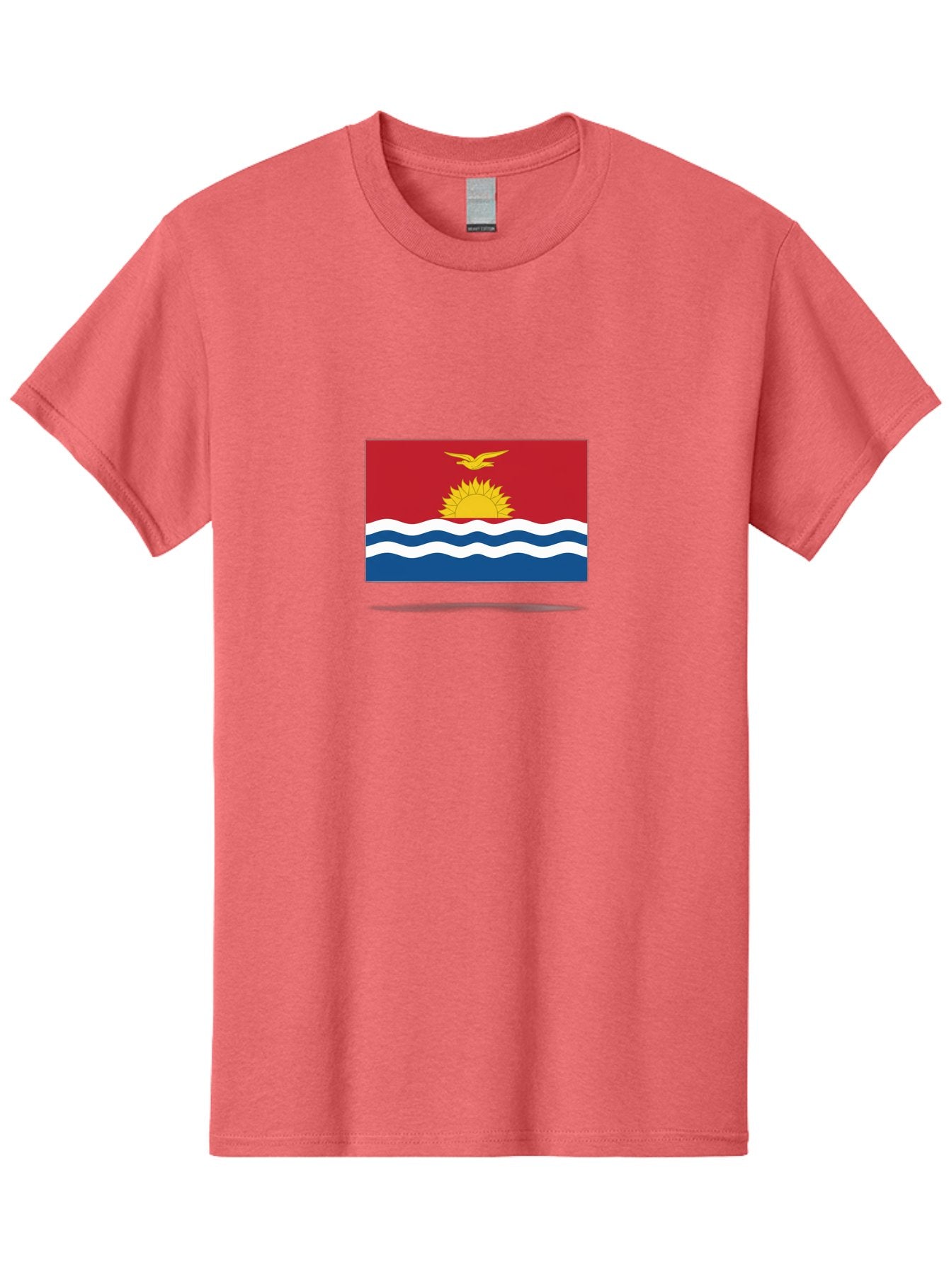 Kiribati-Flag-4 Men'S Graphic Tee, 100% Cotton, Comfortable Casual Summer Wear, Machine Washable, Vintage Camera, Old Camera, Antique Camera, Black Camera, Classic Photography, Photography Equipment, Nostalgic Device, Film Camera, Camera Art Bag646 8