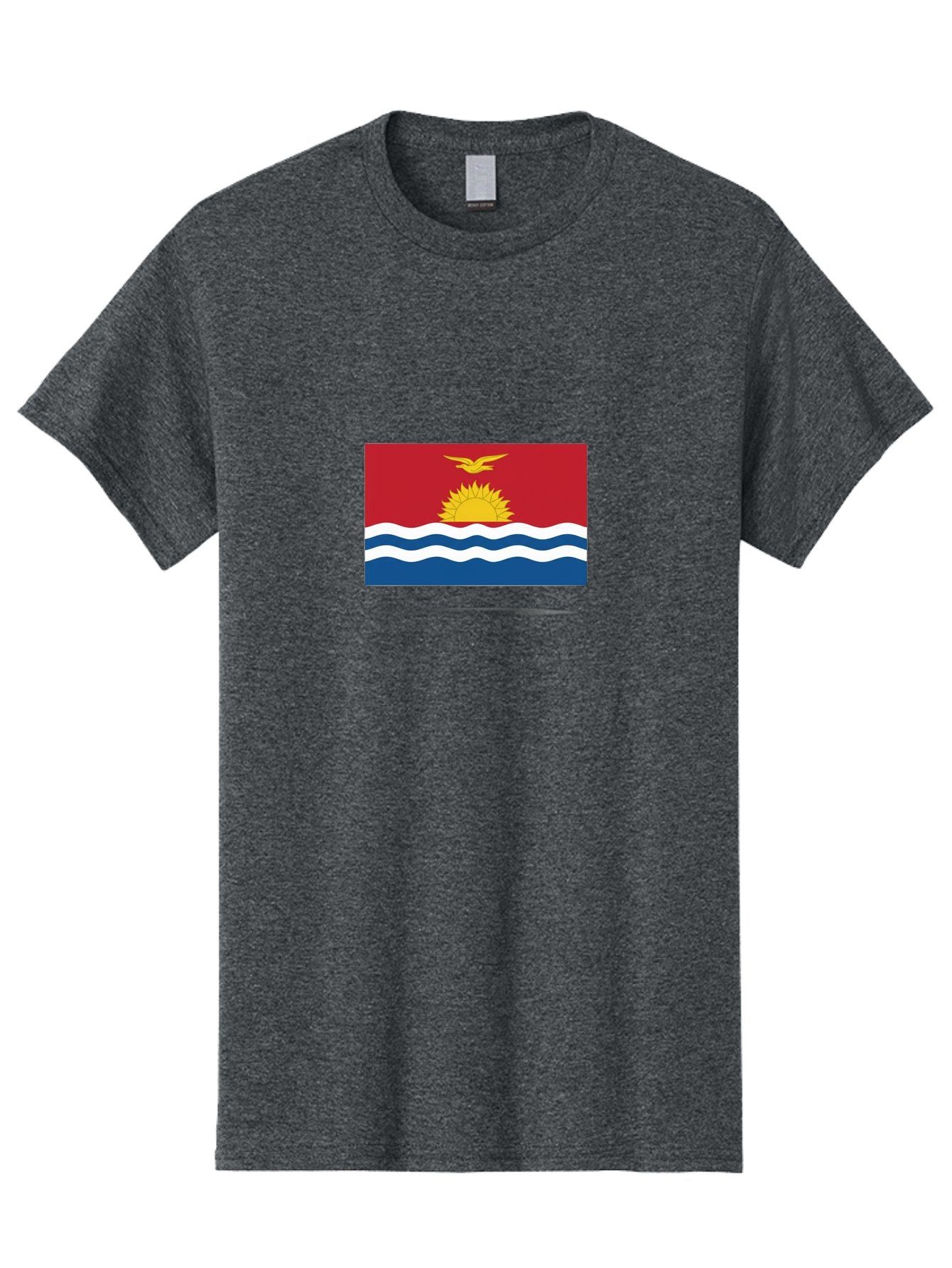 Kiribati-Flag-4 Men'S Graphic Tee, 100% Cotton, Comfortable Casual Summer Wear, Machine Washable, Vintage Camera, Old Camera, Antique Camera, Black Camera, Classic Photography, Photography Equipment, Nostalgic Device, Film Camera, Camera Art Bag646 11