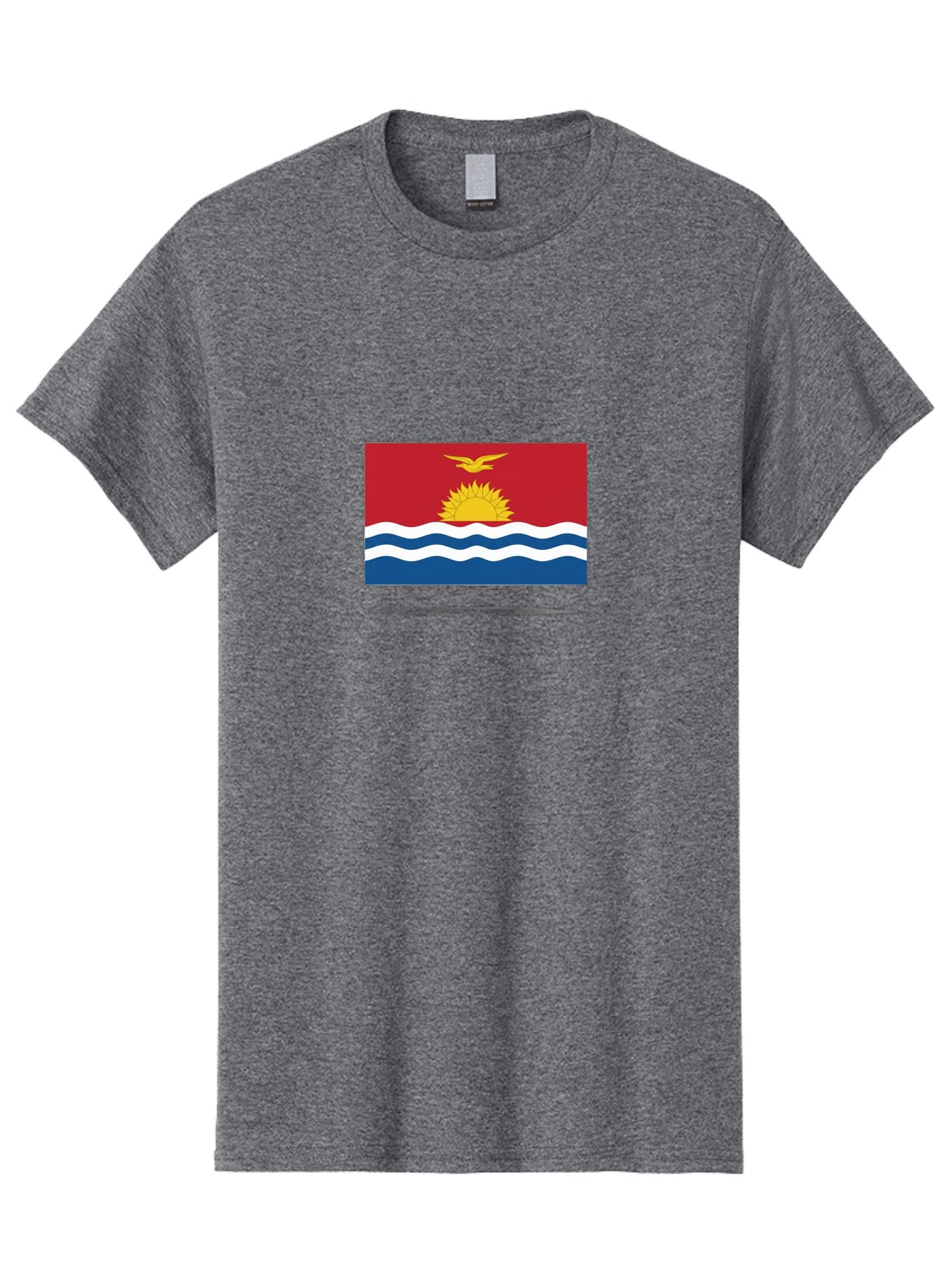 Kiribati-Flag-4 Men'S Graphic Tee, 100% Cotton, Comfortable Casual Summer Wear, Machine Washable, Vintage Camera, Old Camera, Antique Camera, Black Camera, Classic Photography, Photography Equipment, Nostalgic Device, Film Camera, Camera Art Bag646 4