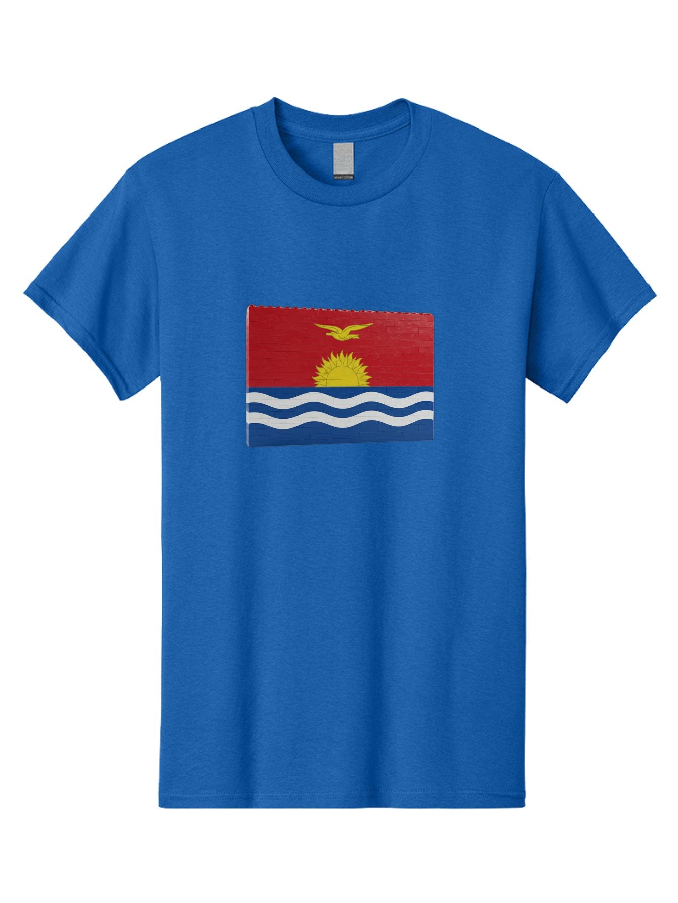 Kiribati-Flag-5 Men'S Graphic Tee, 100% Cotton, Comfortable Casual Summer Wear, Machine Washable, Vintage Camera, Old Camera, Antique Camera, Black Camera, Classic Photography, Photography Equipment, Nostalgic Device, Film Camera, Camera Art Bag647 9
