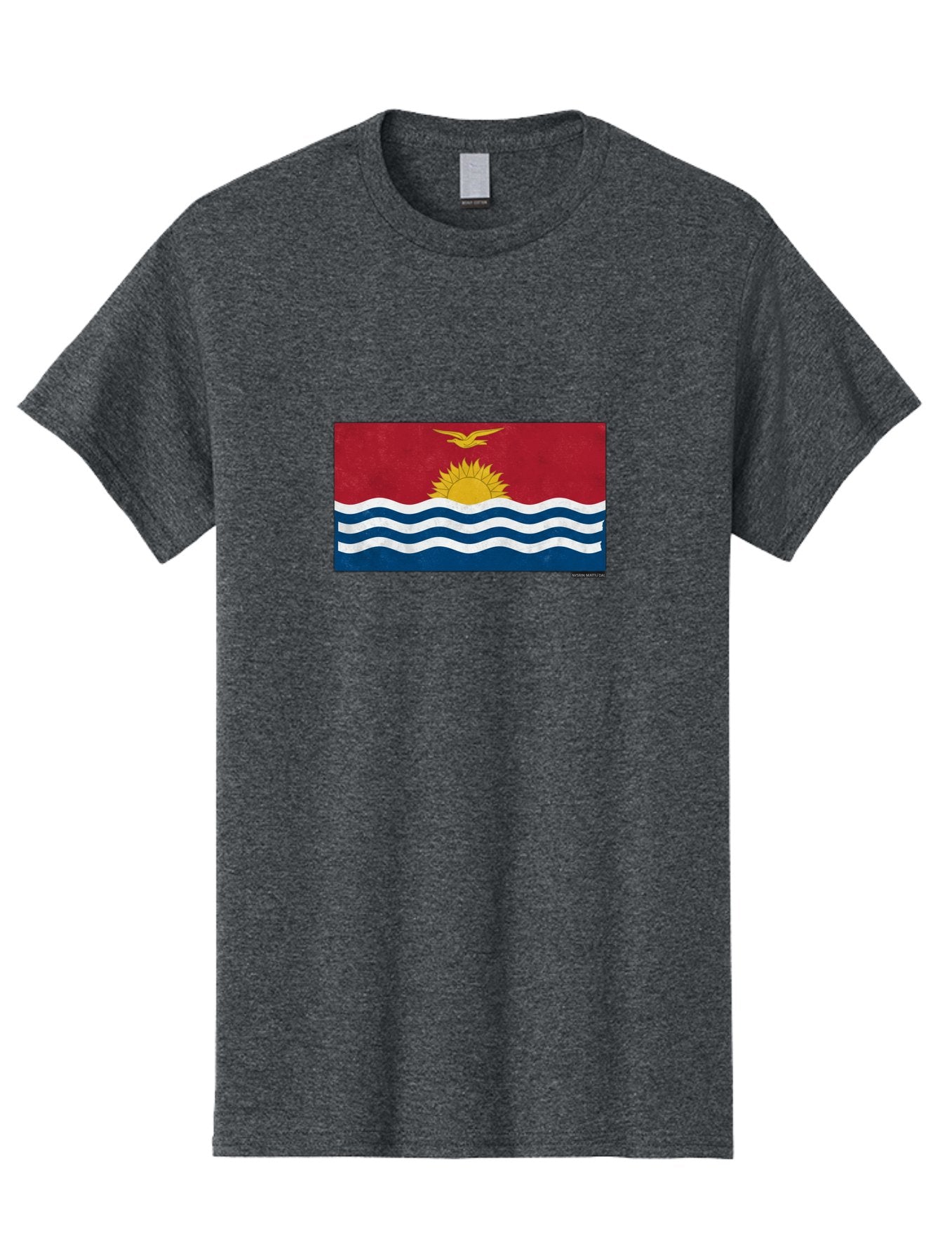 Kiribati-Flag-7 Men'S Graphic Tee, 100% Cotton, Comfortable Casual Summer Wear, Machine Washable, Vintage Camera, Old Camera, Antique Camera, Black Camera, Classic Photography, Photography Equipment, Nostalgic Device, Film Camera, Camera Art Bag649 14