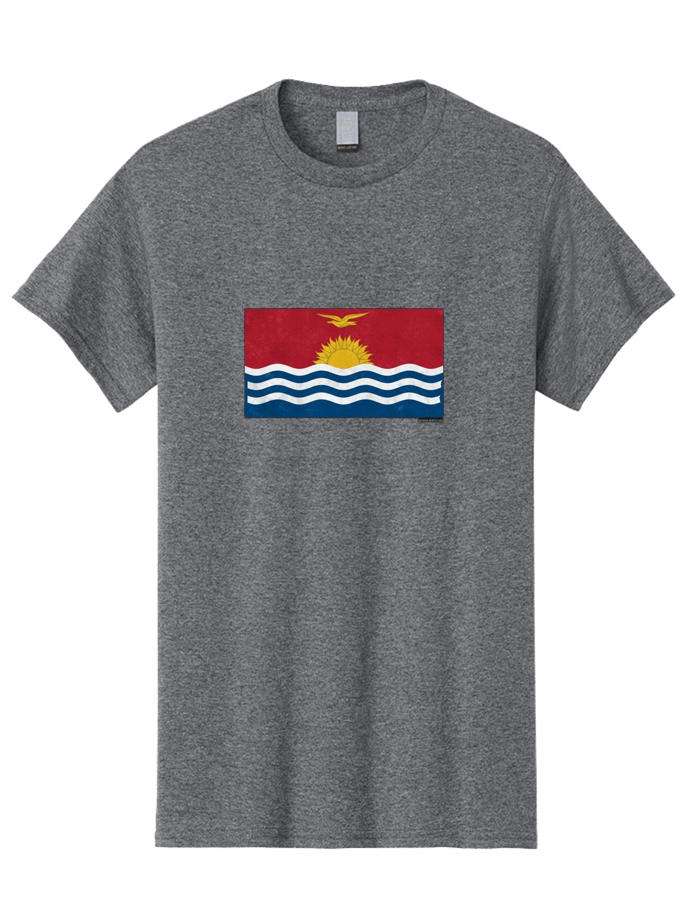 Kiribati-Flag-7 Men'S Graphic Tee, 100% Cotton, Comfortable Casual Summer Wear, Machine Washable, Vintage Camera, Old Camera, Antique Camera, Black Camera, Classic Photography, Photography Equipment, Nostalgic Device, Film Camera, Camera Art Bag649 15