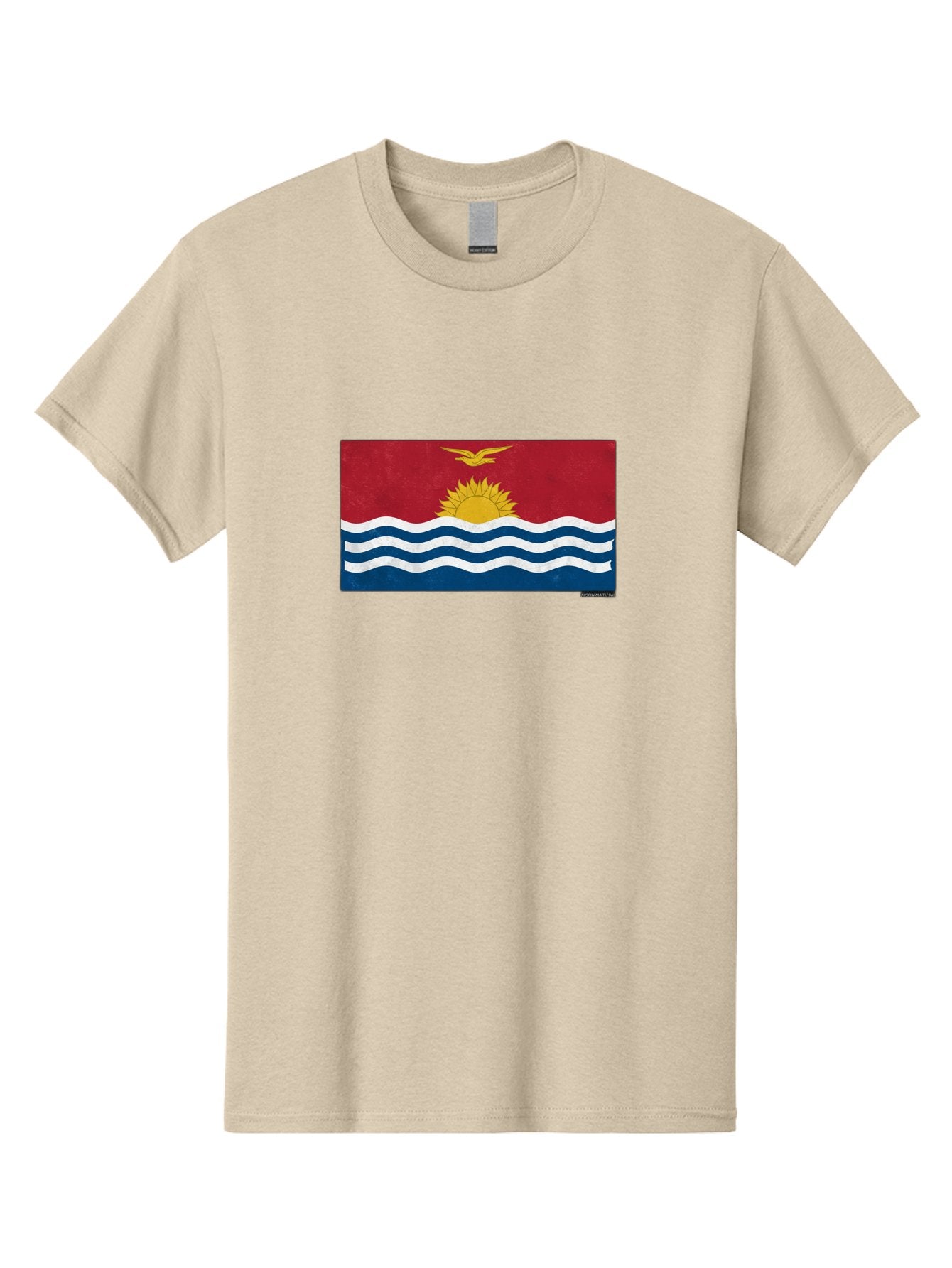 Kiribati-Flag-7 Men'S Graphic Tee, 100% Cotton, Comfortable Casual Summer Wear, Machine Washable, Vintage Camera, Old Camera, Antique Camera, Black Camera, Classic Photography, Photography Equipment, Nostalgic Device, Film Camera, Camera Art Bag649 11
