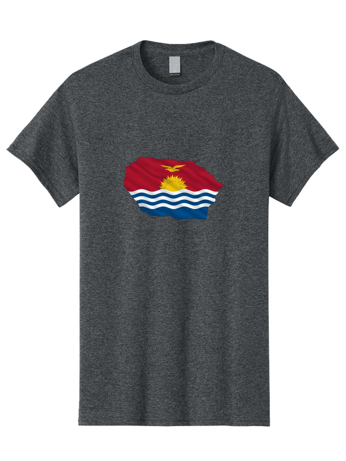 Kiribati-Flag-9 Men'S Graphic Tee, 100% Cotton, Comfortable Casual Summer Wear, Machine Washable, Vintage Camera, Old Camera, Antique Camera, Black Camera, Classic Photography, Photography Equipment, Nostalgic Device, Film Camera, Camera Art Bag651 4
