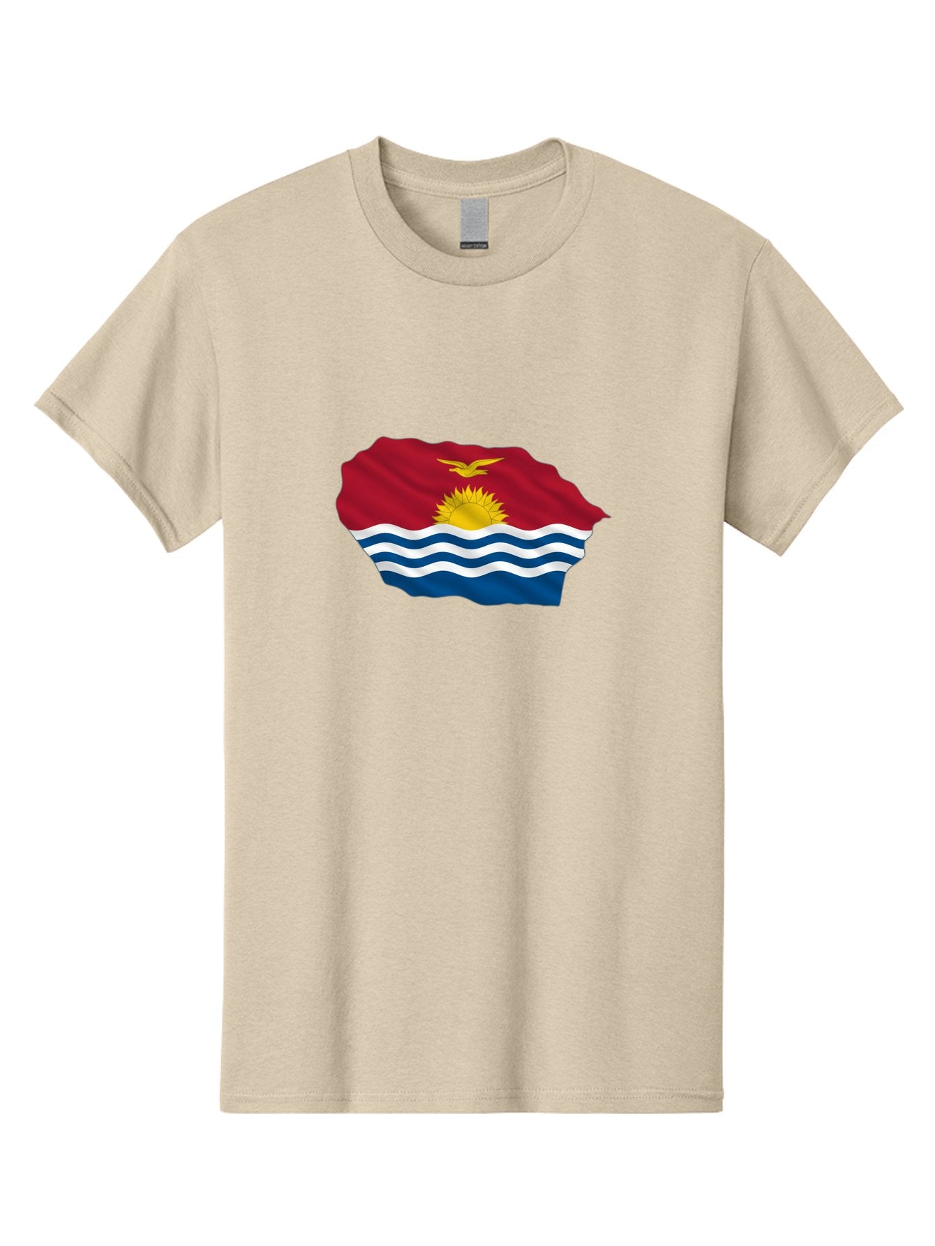 Kiribati-Flag-9 Men'S Graphic Tee, 100% Cotton, Comfortable Casual Summer Wear, Machine Washable, Vintage Camera, Old Camera, Antique Camera, Black Camera, Classic Photography, Photography Equipment, Nostalgic Device, Film Camera, Camera Art Bag651 13