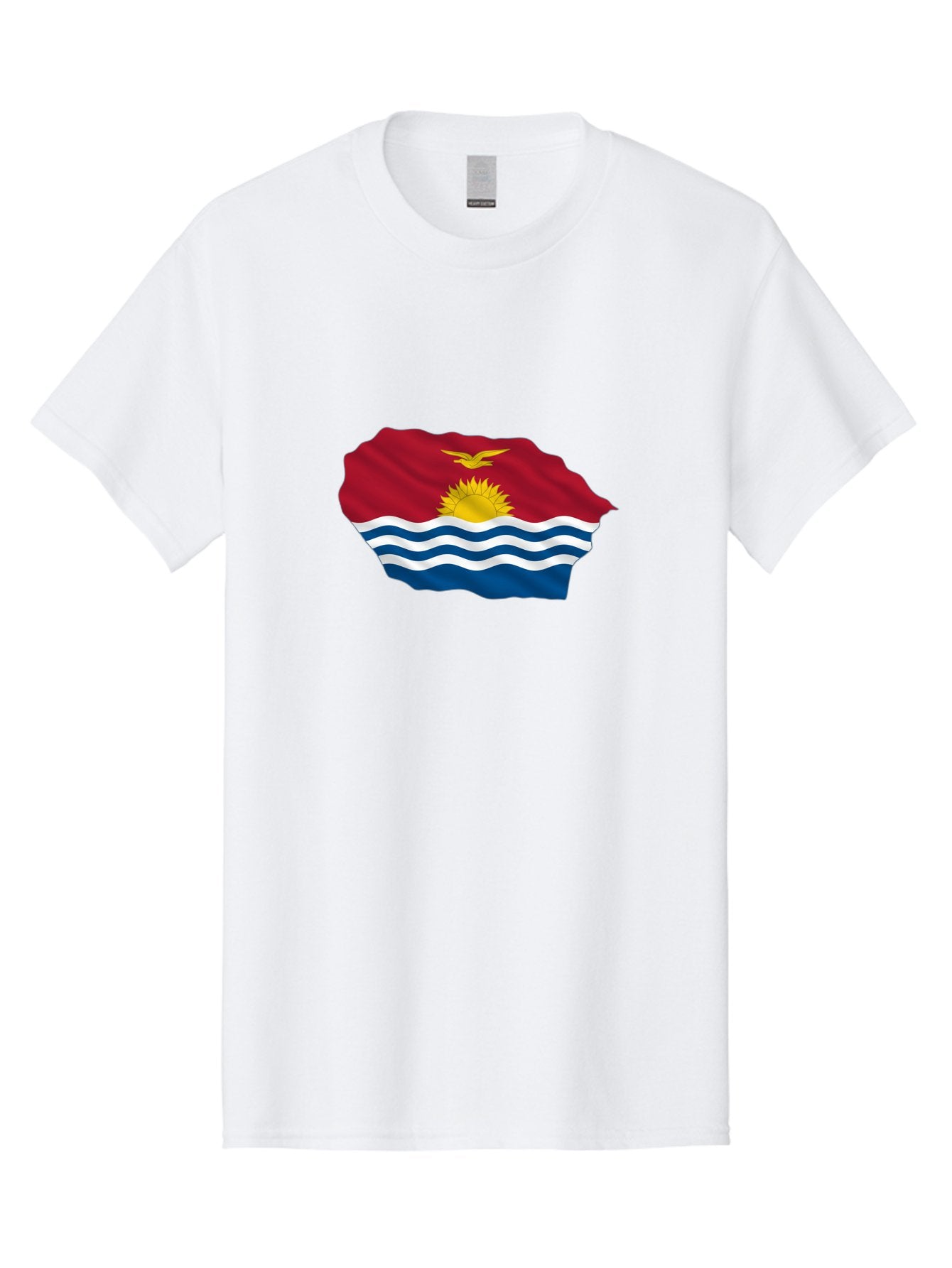 Kiribati-Flag-9 Men'S Graphic Tee, 100% Cotton, Comfortable Casual Summer Wear, Machine Washable, Vintage Camera, Old Camera, Antique Camera, Black Camera, Classic Photography, Photography Equipment, Nostalgic Device, Film Camera, Camera Art Bag651 5