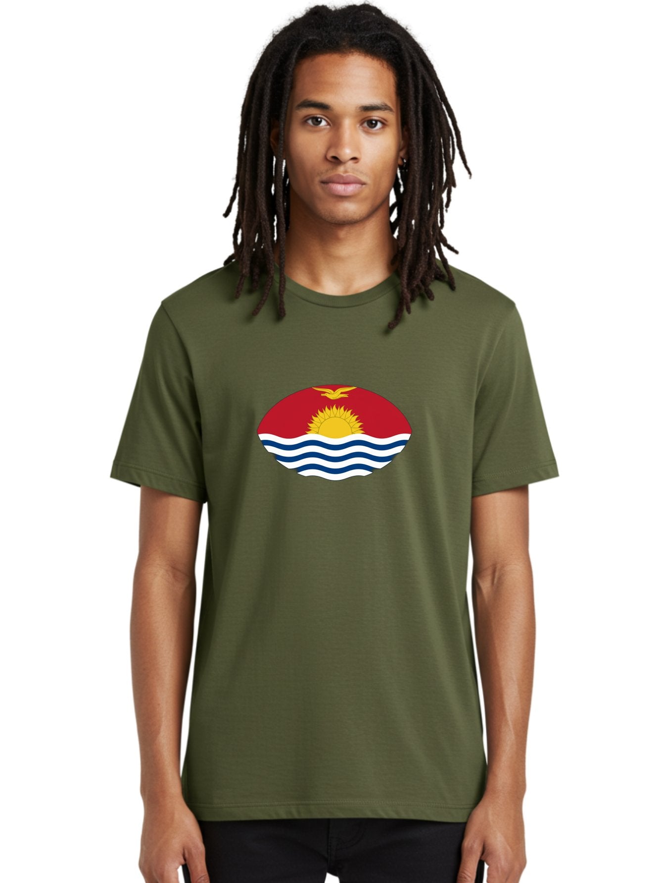 Kiribati-Flag Men'S Graphic Tee, 100% Cotton, Comfortable Casual Summer Wear, Machine Washable, Vintage Camera, Old Camera, Antique Camera, Black Camera, Classic Photography, Photography Equipment, Nostalgic Device, Film Camera, Camera Art Bag652 20