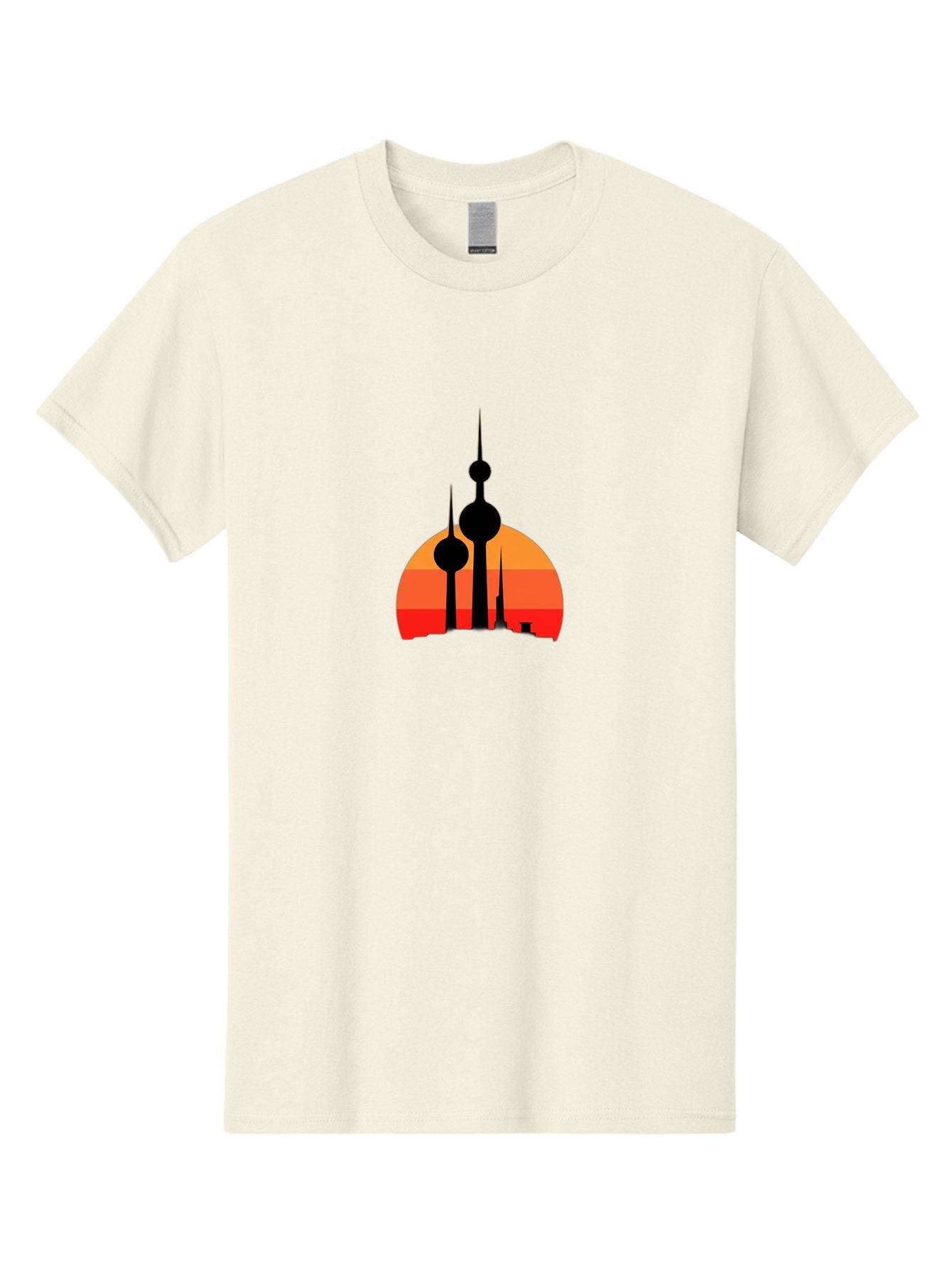 Kuwait-Towers-1 Men'S Graphic Tee, 100% Cotton, Comfortable Casual Summer Wear, Machine Washable, Vintage Camera, Old Camera, Antique Camera, Black Camera, Classic Photography, Photography Equipment, Nostalgic Device, Film Camera, Camera Art Bag668 10