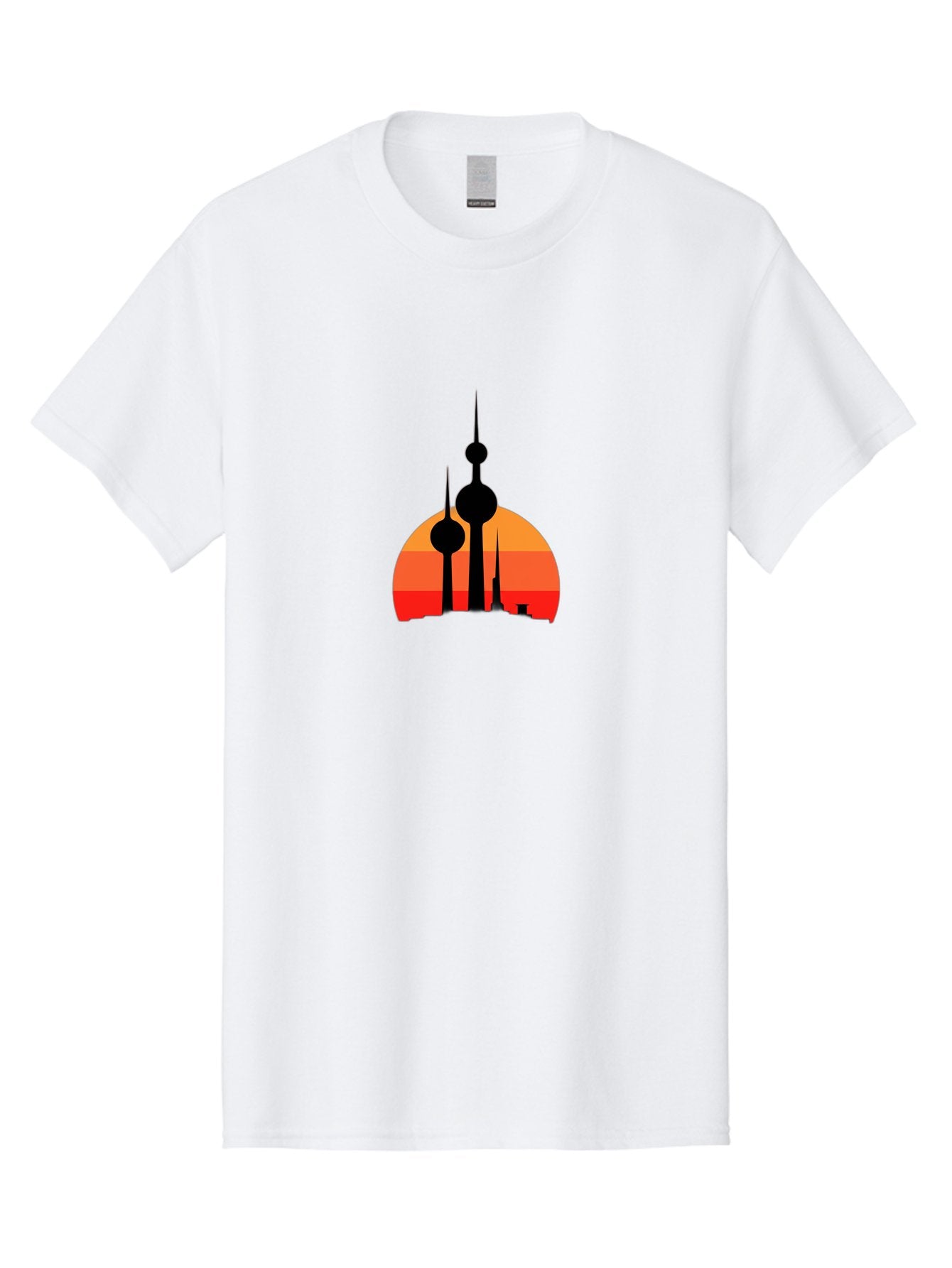 Kuwait-Towers-1 Men'S Graphic Tee, 100% Cotton, Comfortable Casual Summer Wear, Machine Washable, Vintage Camera, Old Camera, Antique Camera, Black Camera, Classic Photography, Photography Equipment, Nostalgic Device, Film Camera, Camera Art Bag668 15
