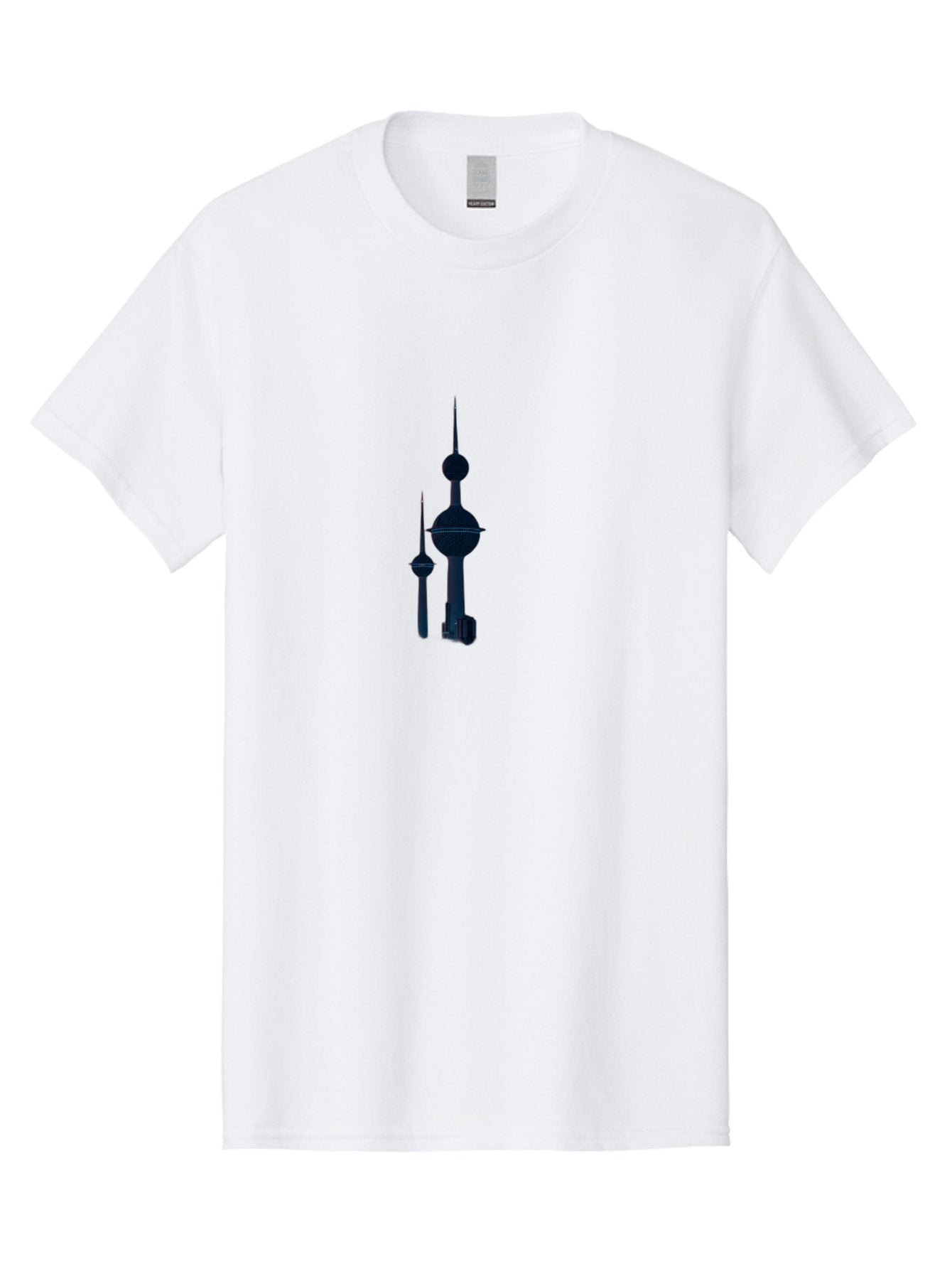 Kuwait-Towers-3 Men'S Graphic Tee, 100% Cotton, Comfortable Casual Summer Wear, Machine Washable, Vintage Camera, Old Camera, Antique Camera, Black Camera, Classic Photography, Photography Equipment, Nostalgic Device, Film Camera, Camera Art Bag670 5